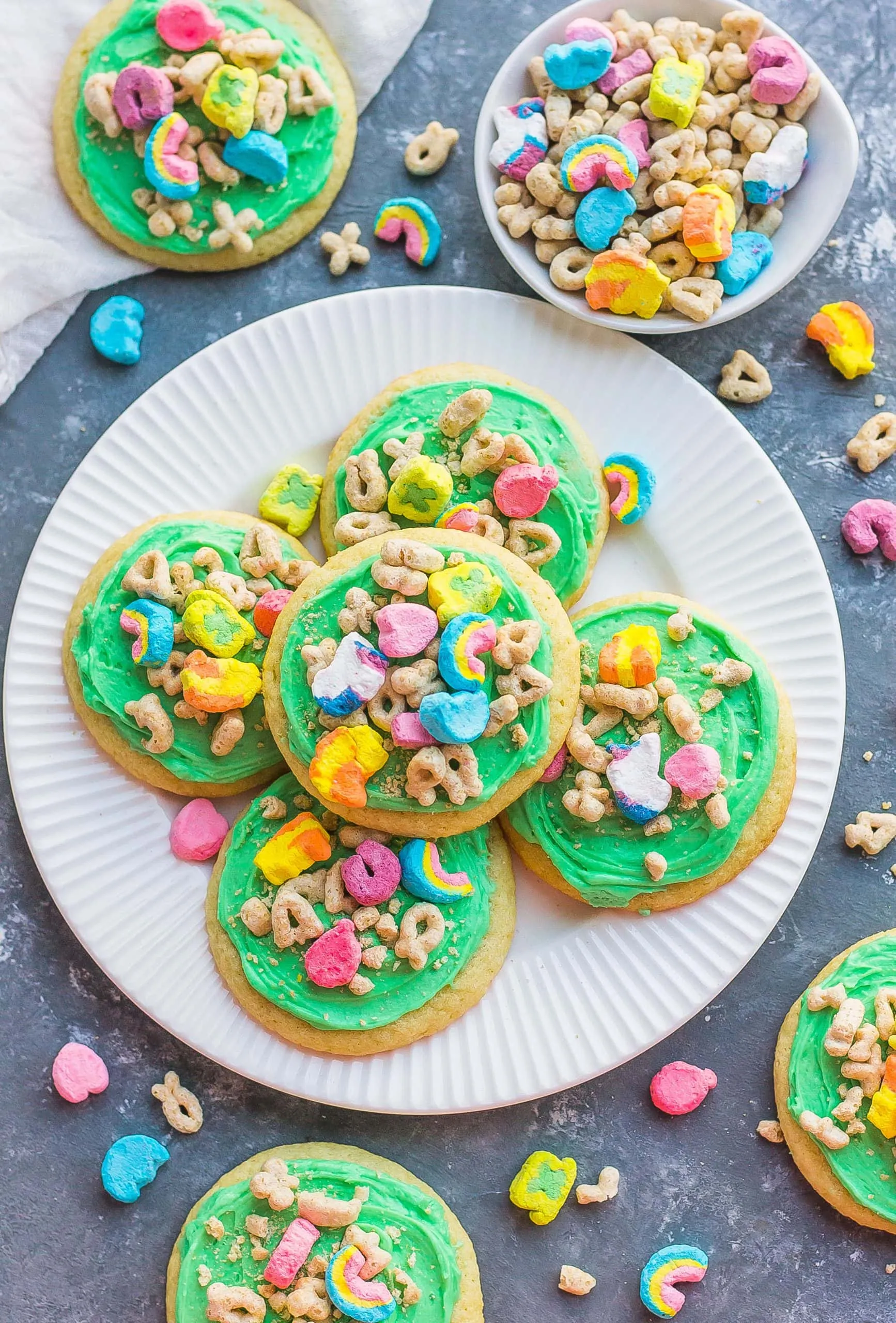 Lucky Charm Sugar Cookies