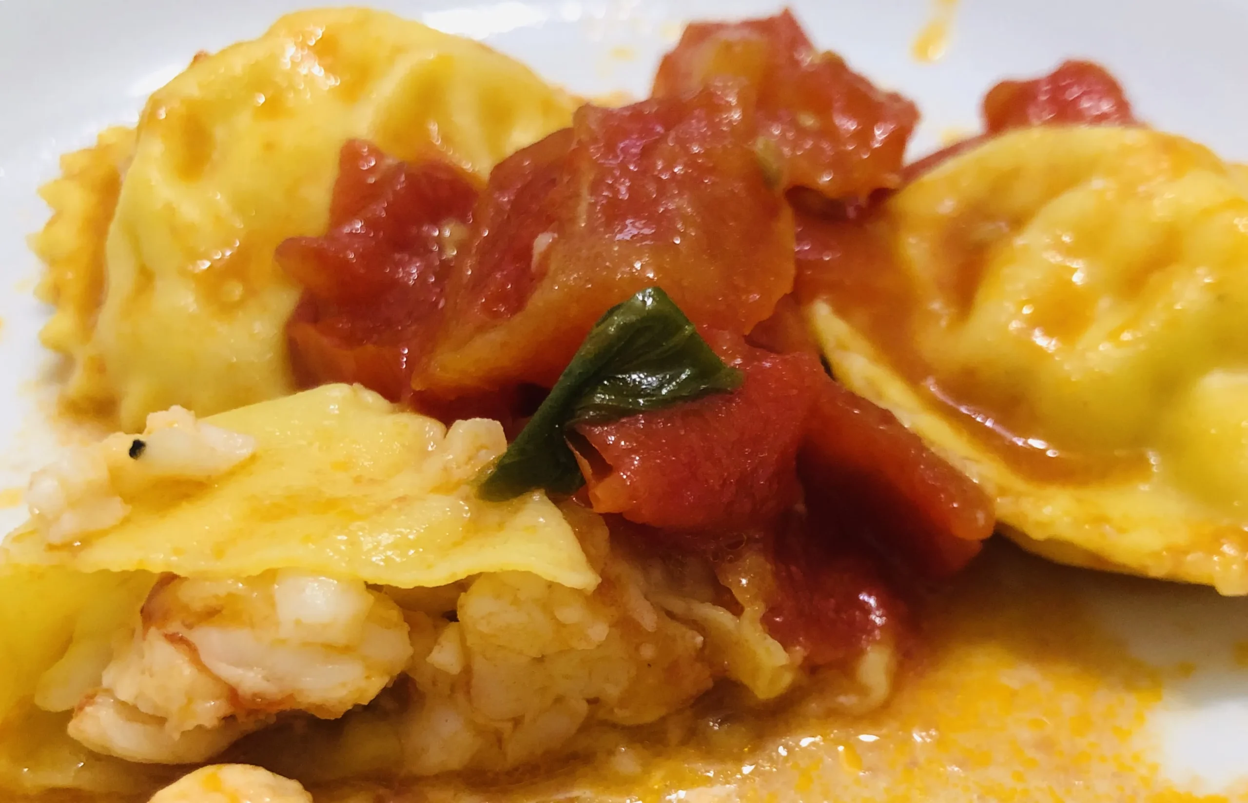 Macaroni Grill Ravioli di Gamberi