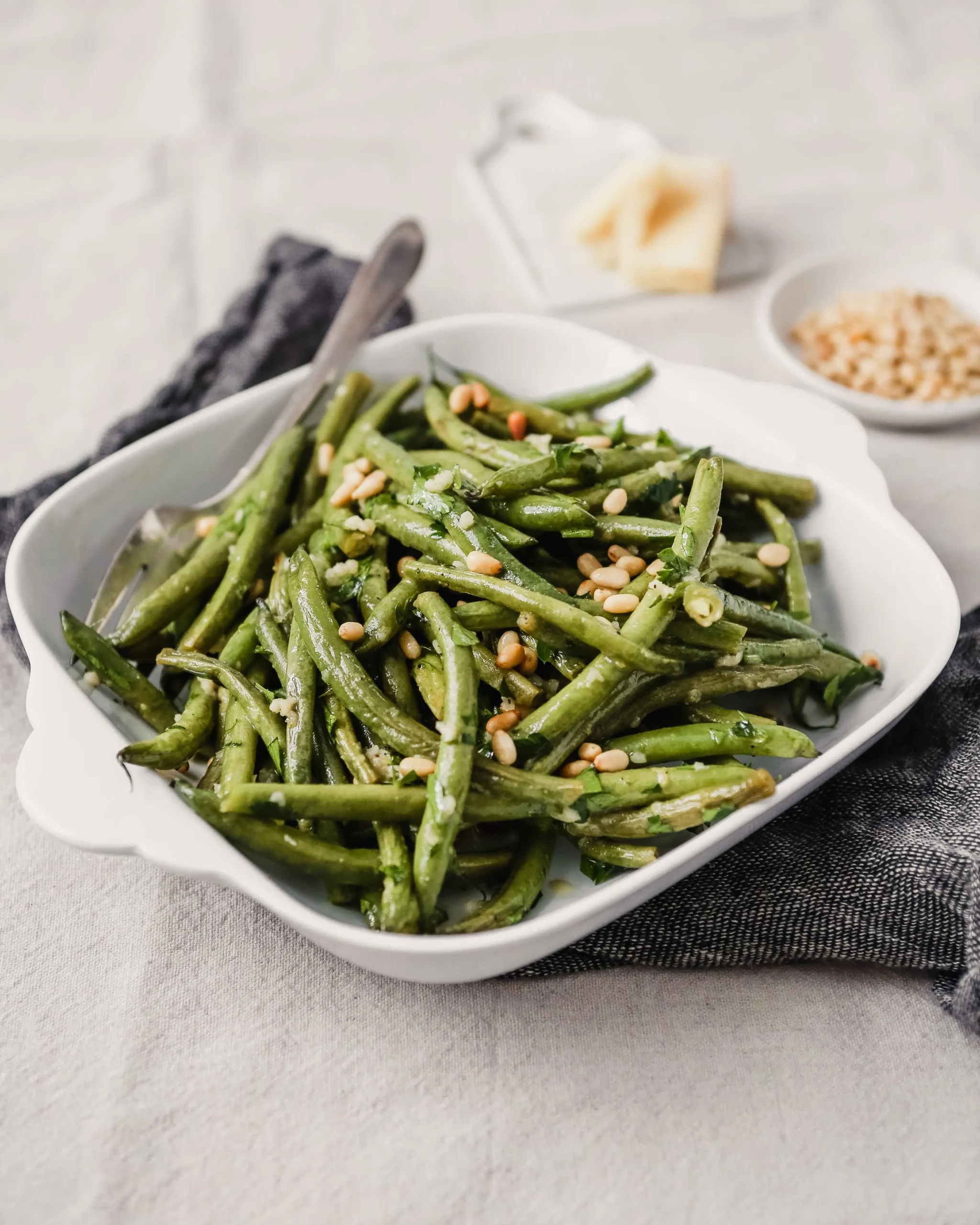 Make Ahead Garlic Green Beans