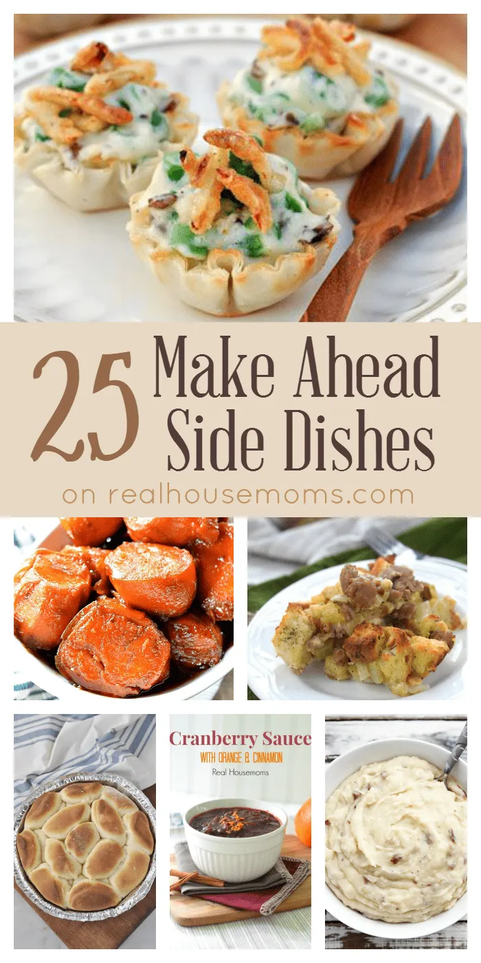 Make Ahead Side Dishes