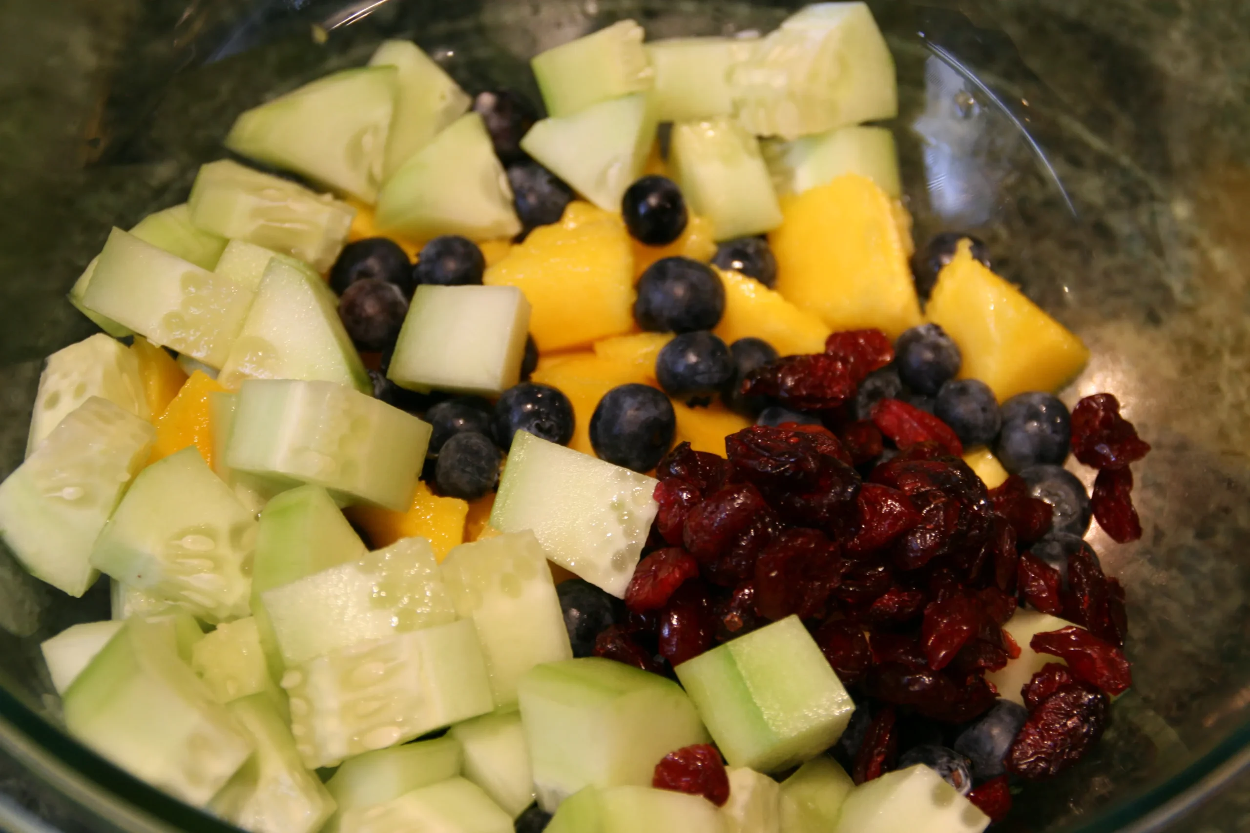Mango Blueberry and Quinoa Salad