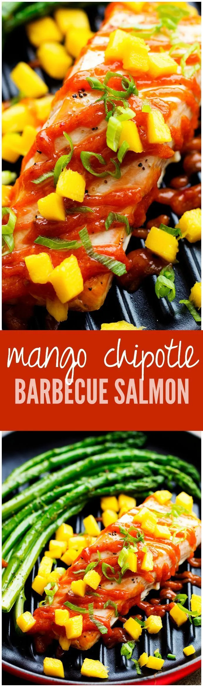Mango Chipotle Barbecue Salmon