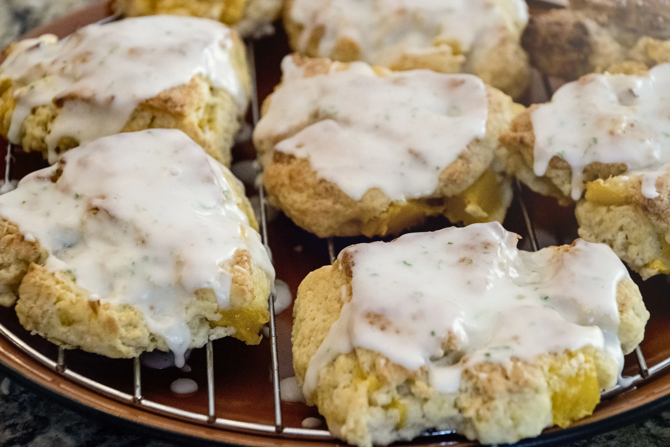 Mango Cream Cheese Scones