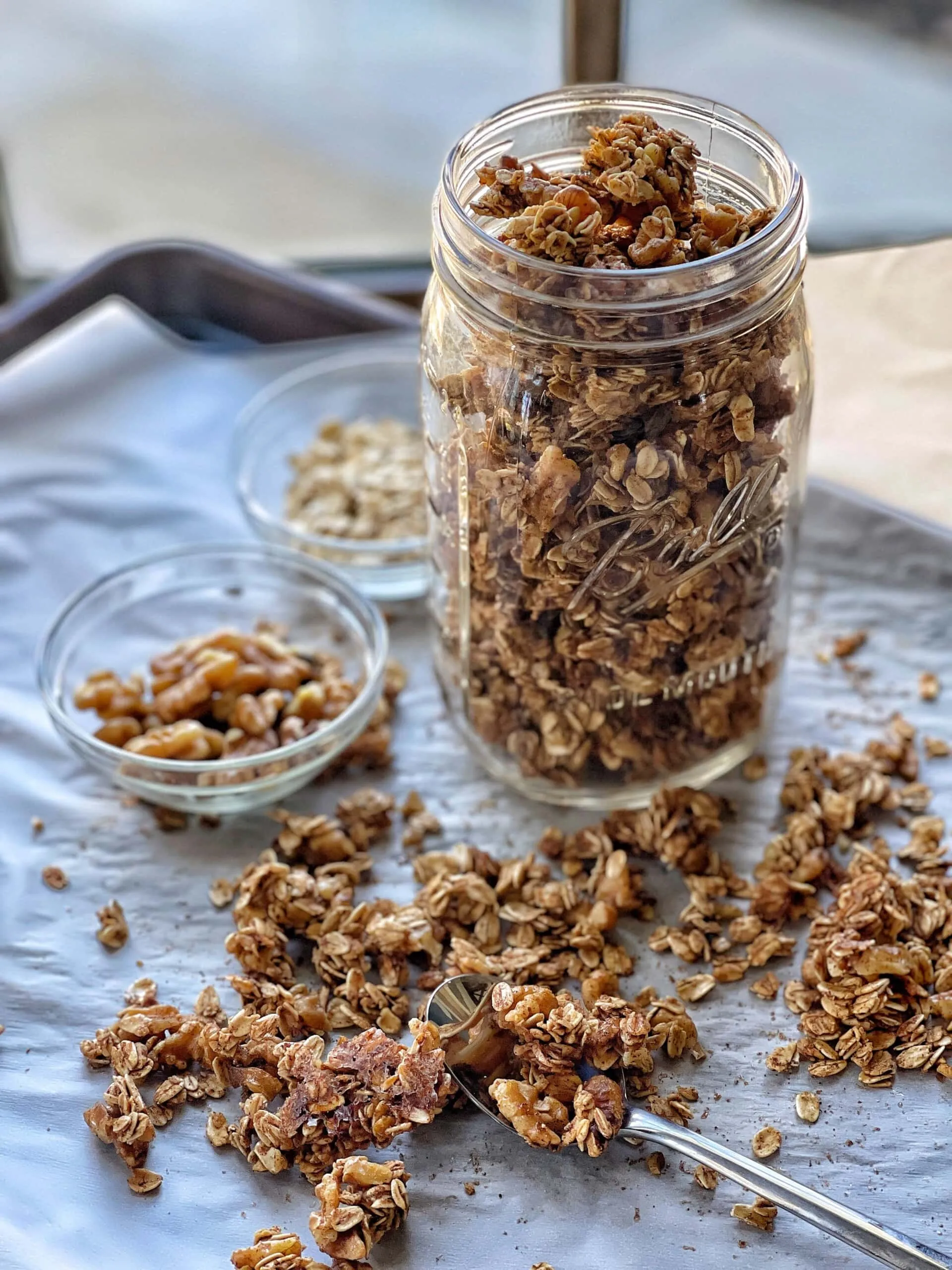 Maple Cinnamon Skillet Granola
