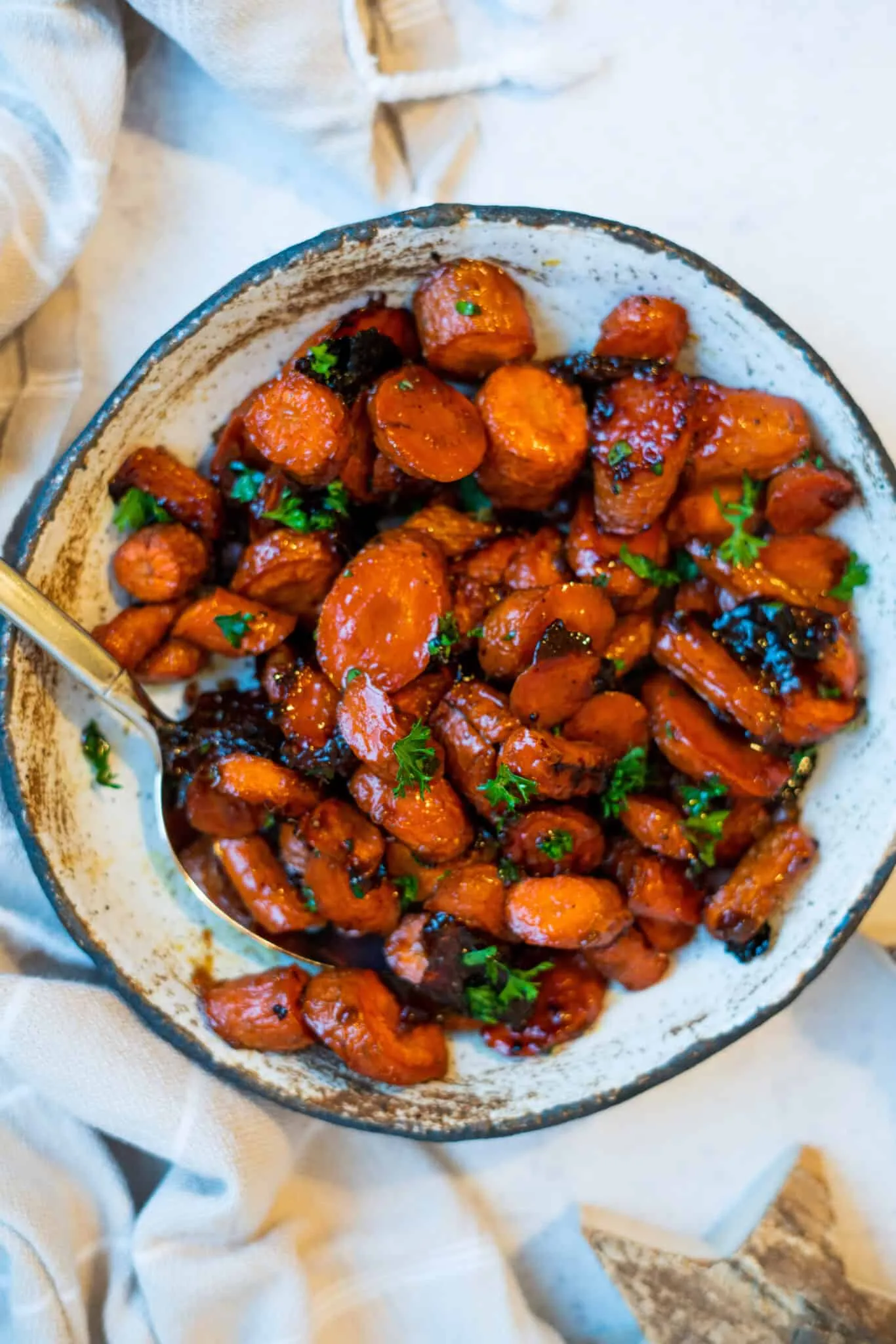 Maple Ginger Glazed Carrots Oven Roasted