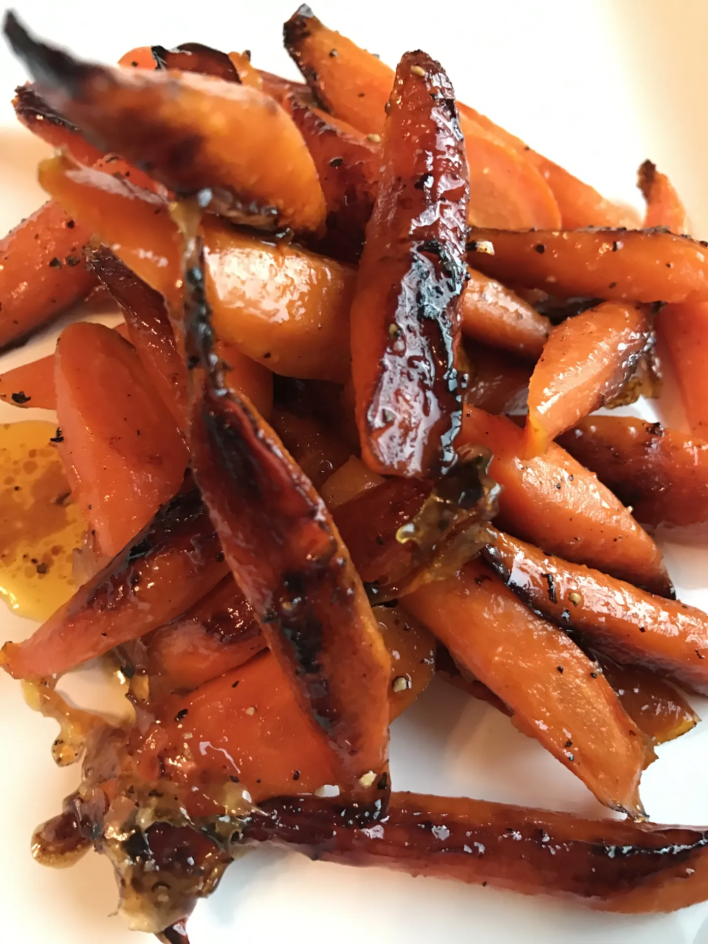 Maple Pecan Glazed Carrots