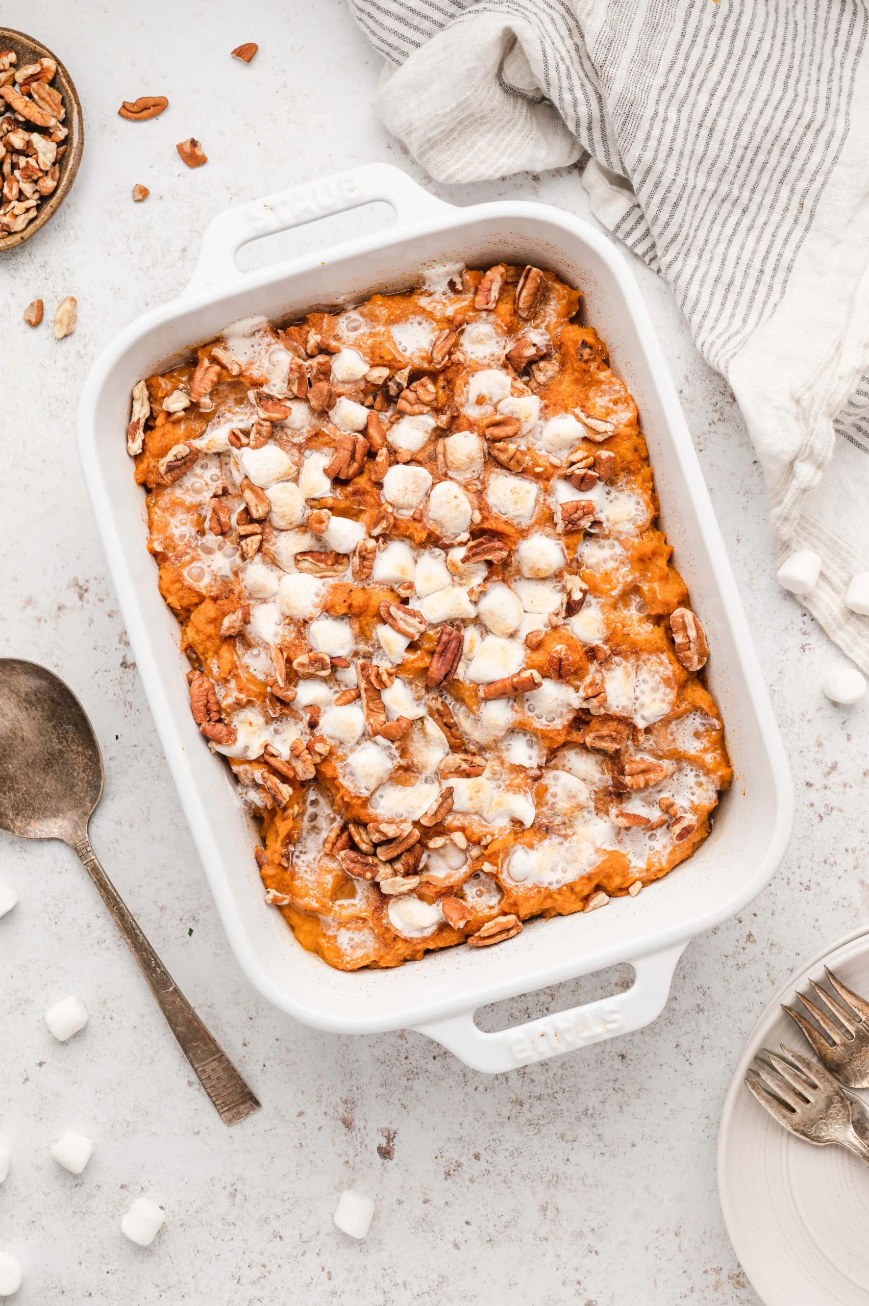 Maple Pecan Sweet Potato Casserole