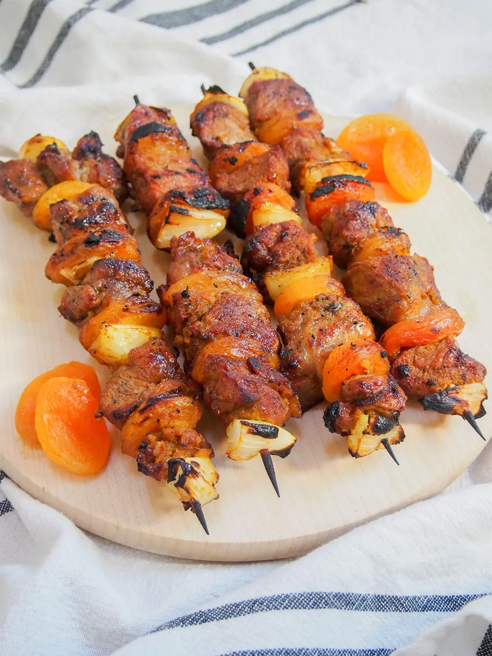 Marinated Lamb and Vegetable Kebabs