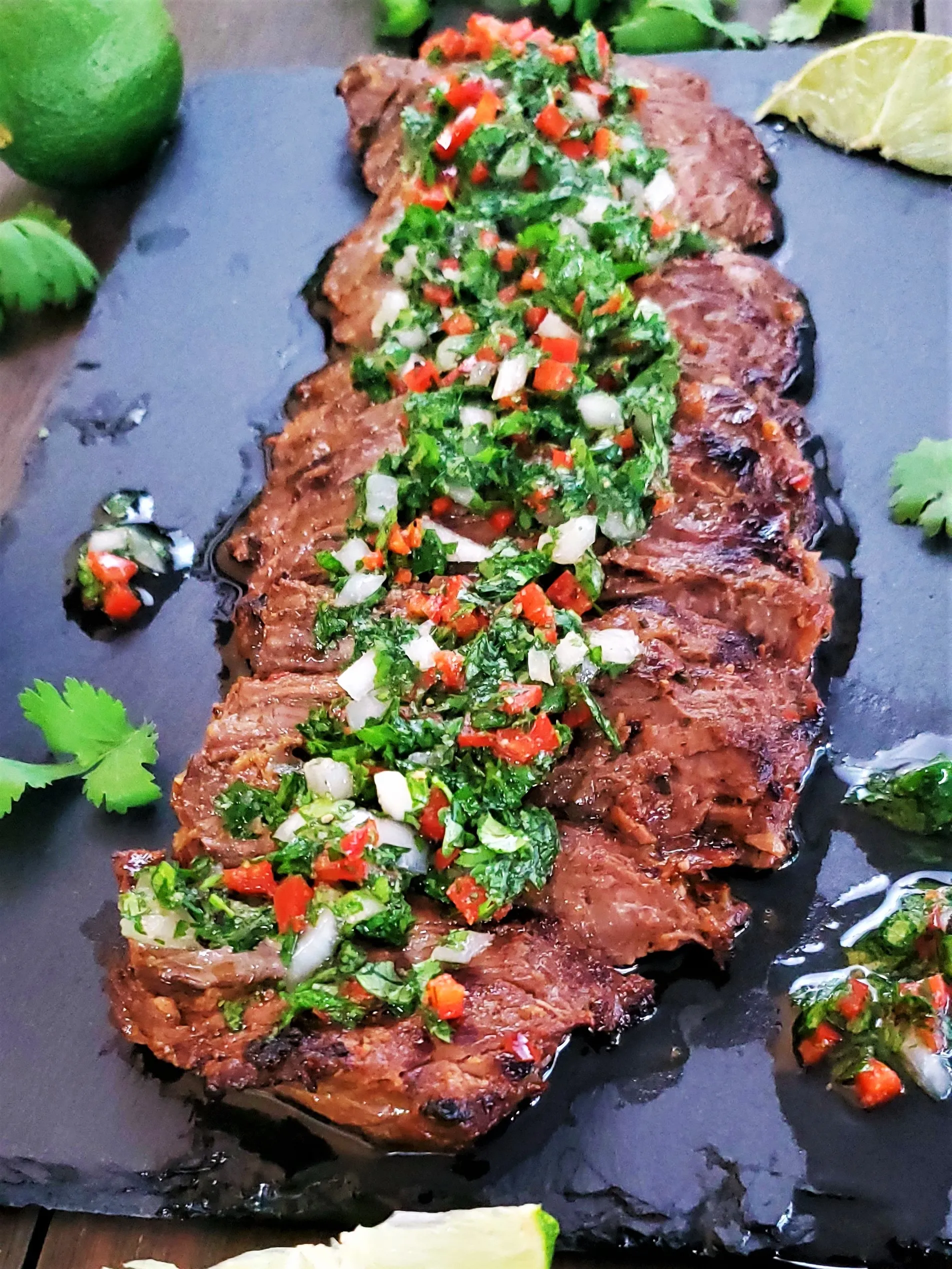 Marinated Skirt Steak with Chimichurri