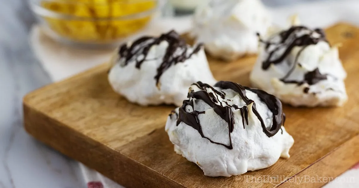 Meringue Cornflake Cookies with Chocolate Chips