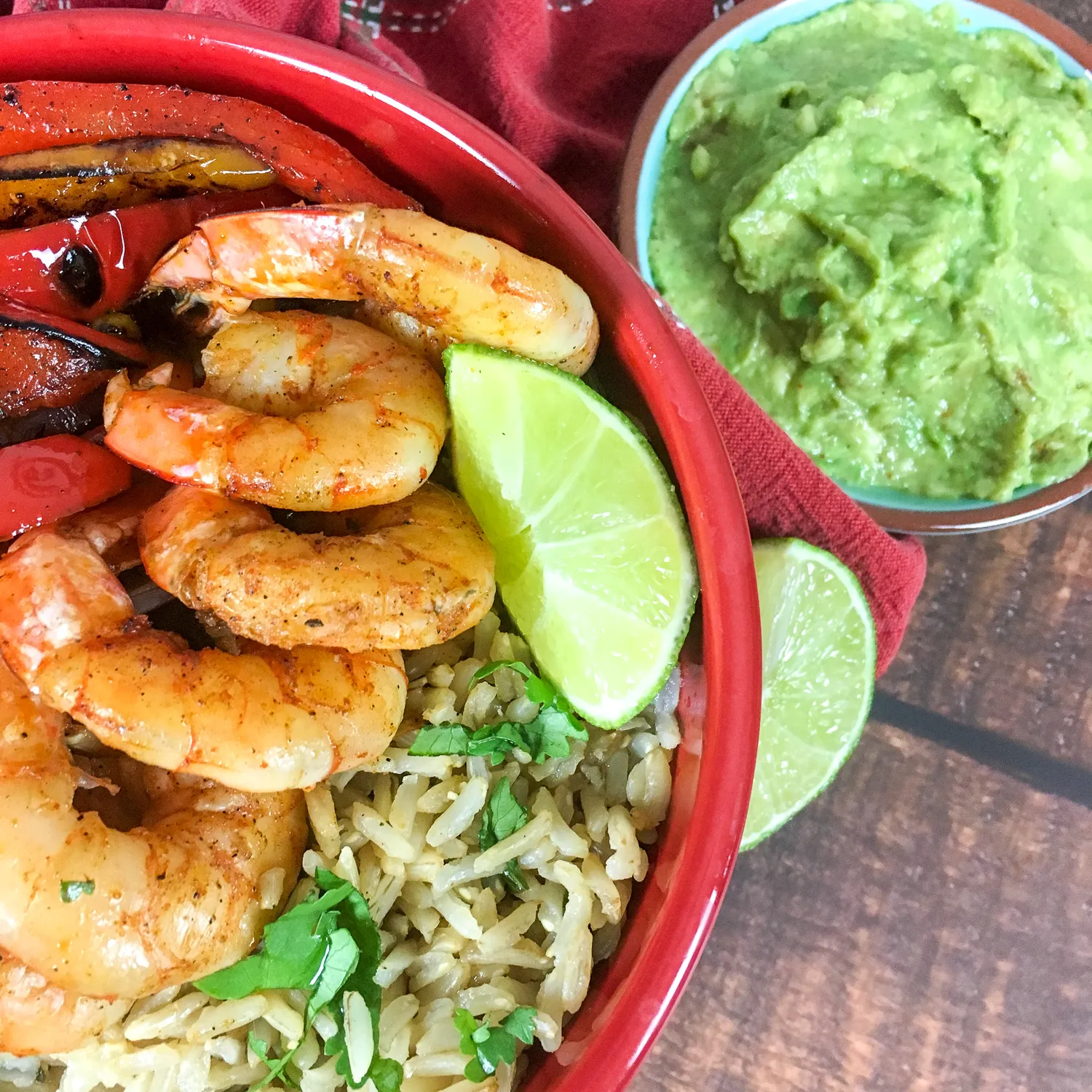 Mexican Rice Bowl Shrimp