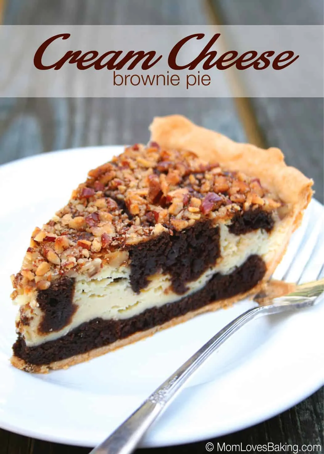 Million Dollar Winner Cream Cheese Brownie Pie