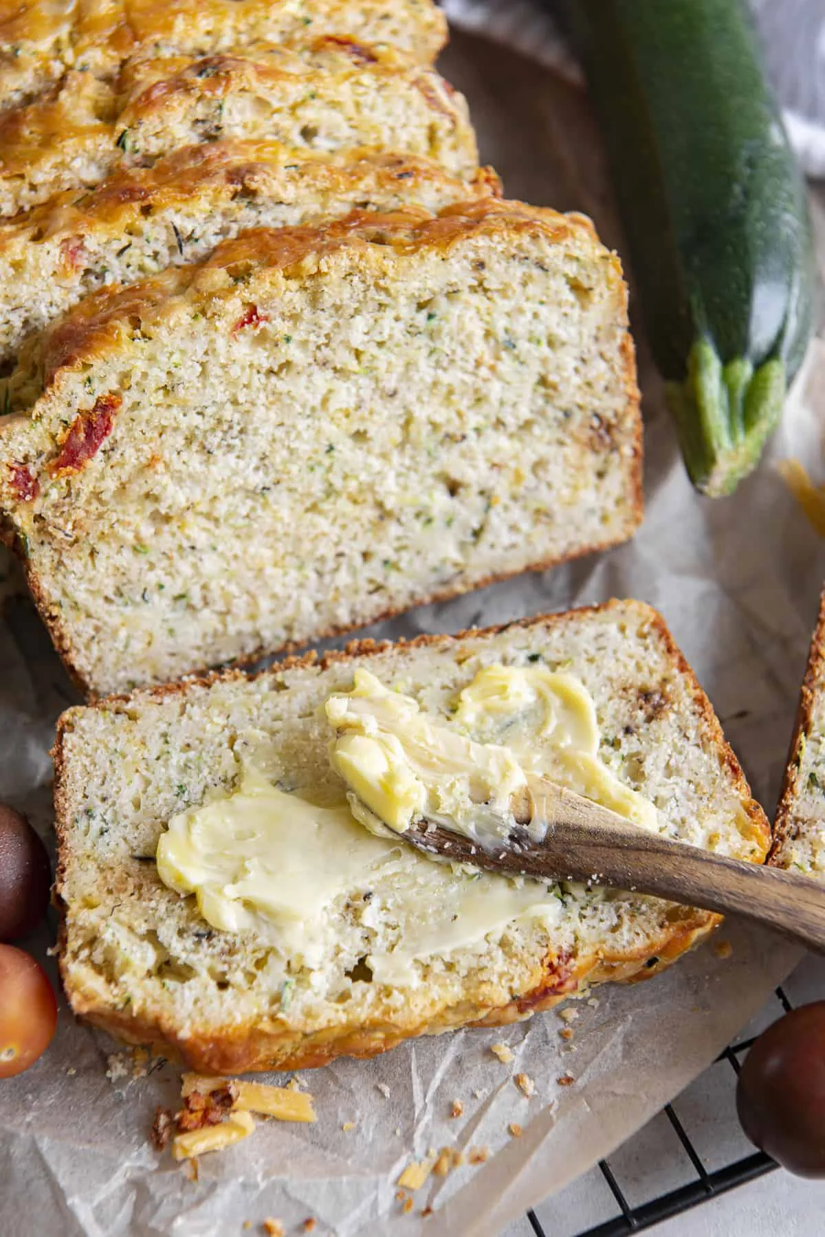 Mini Savory Zucchini Bread