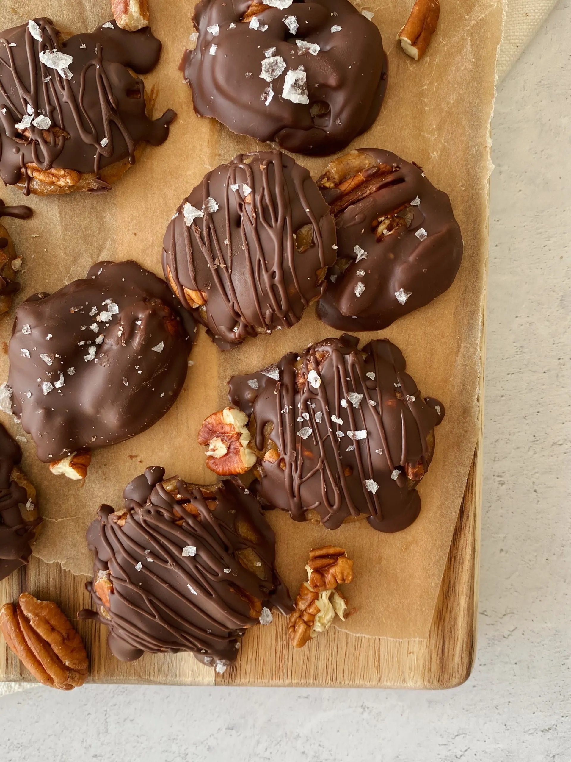 Mini Vegan Chocolate Turtles