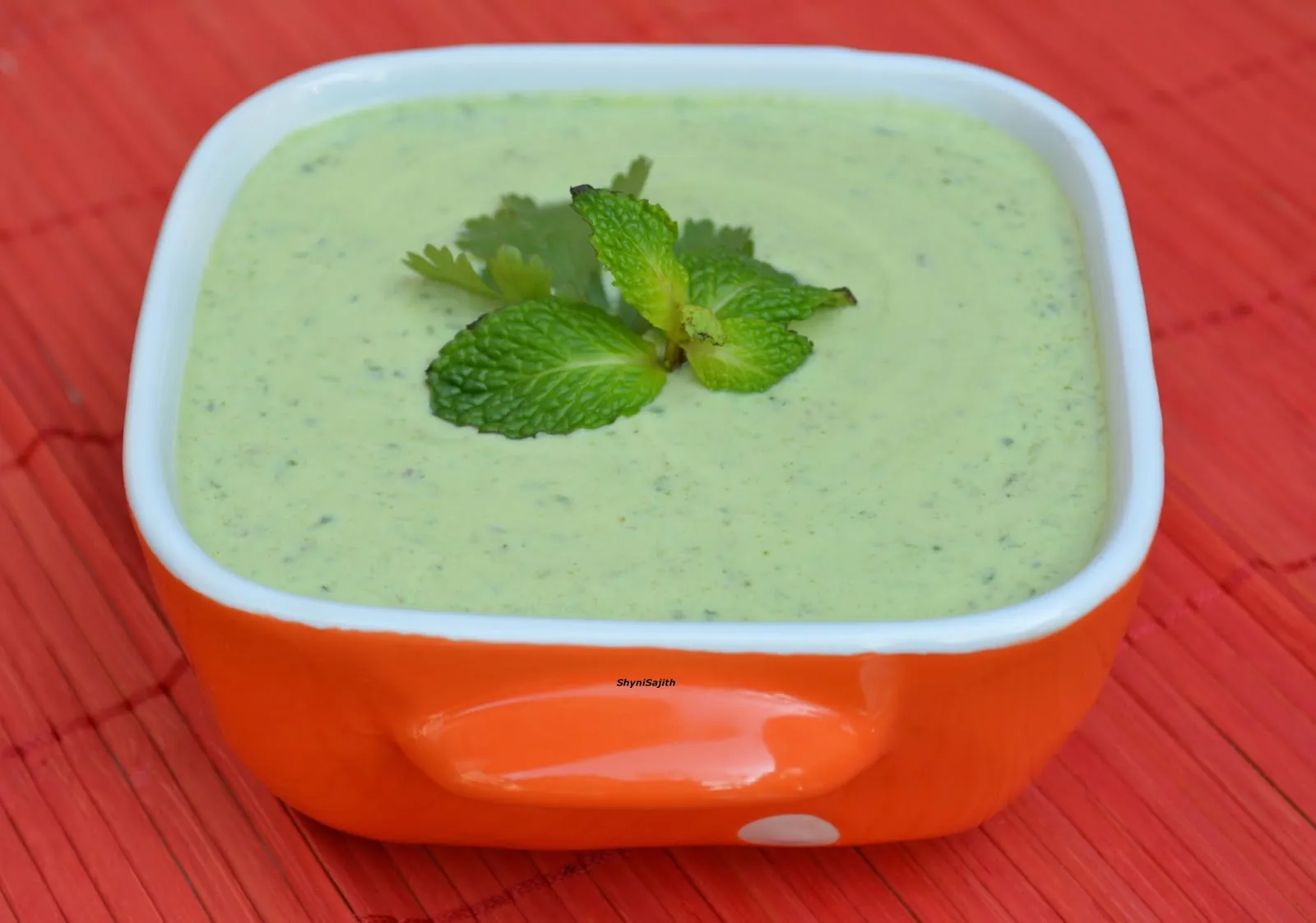 Mint Coriander Spiced Raita
