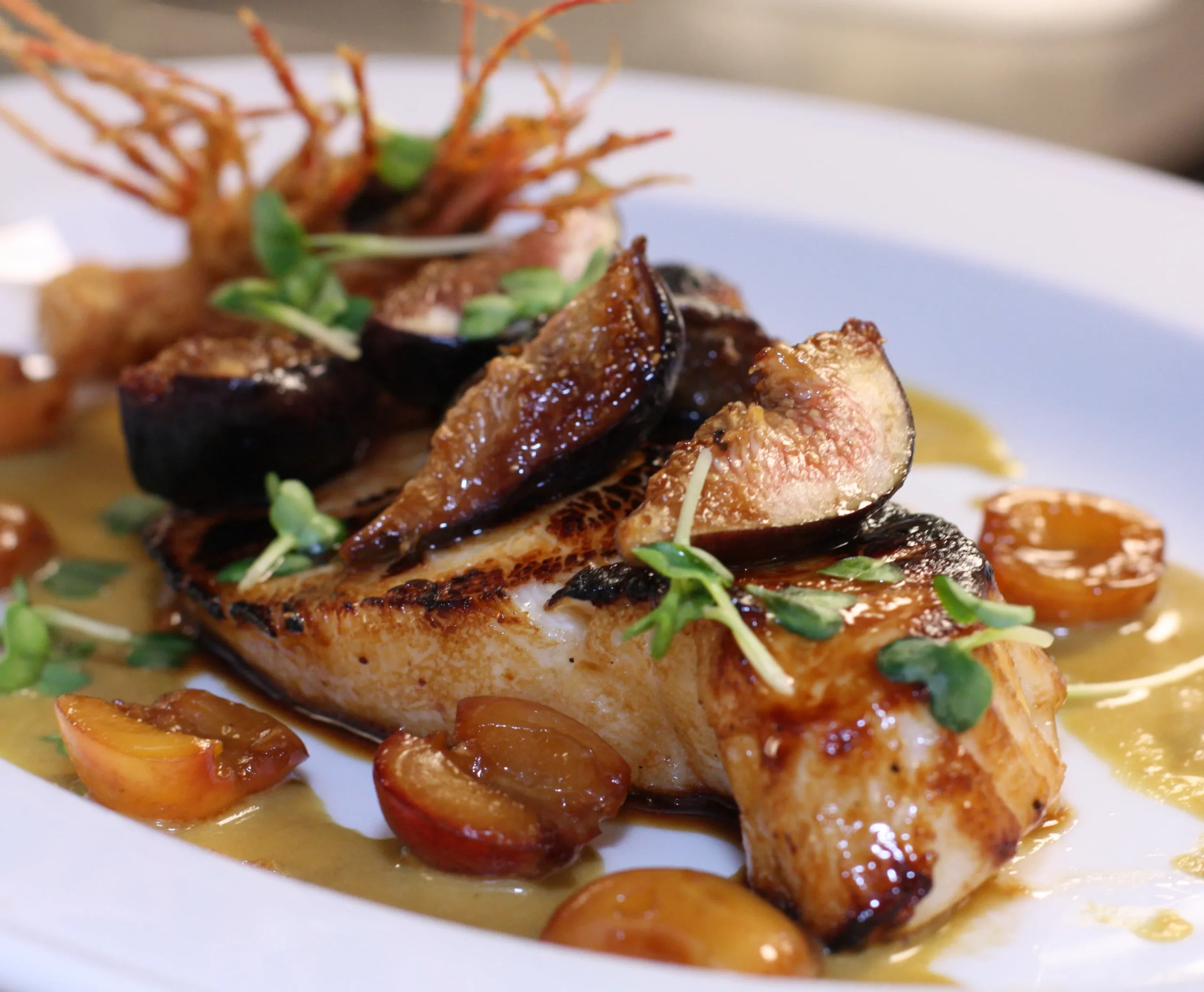 Miso Glazed Sea Bass