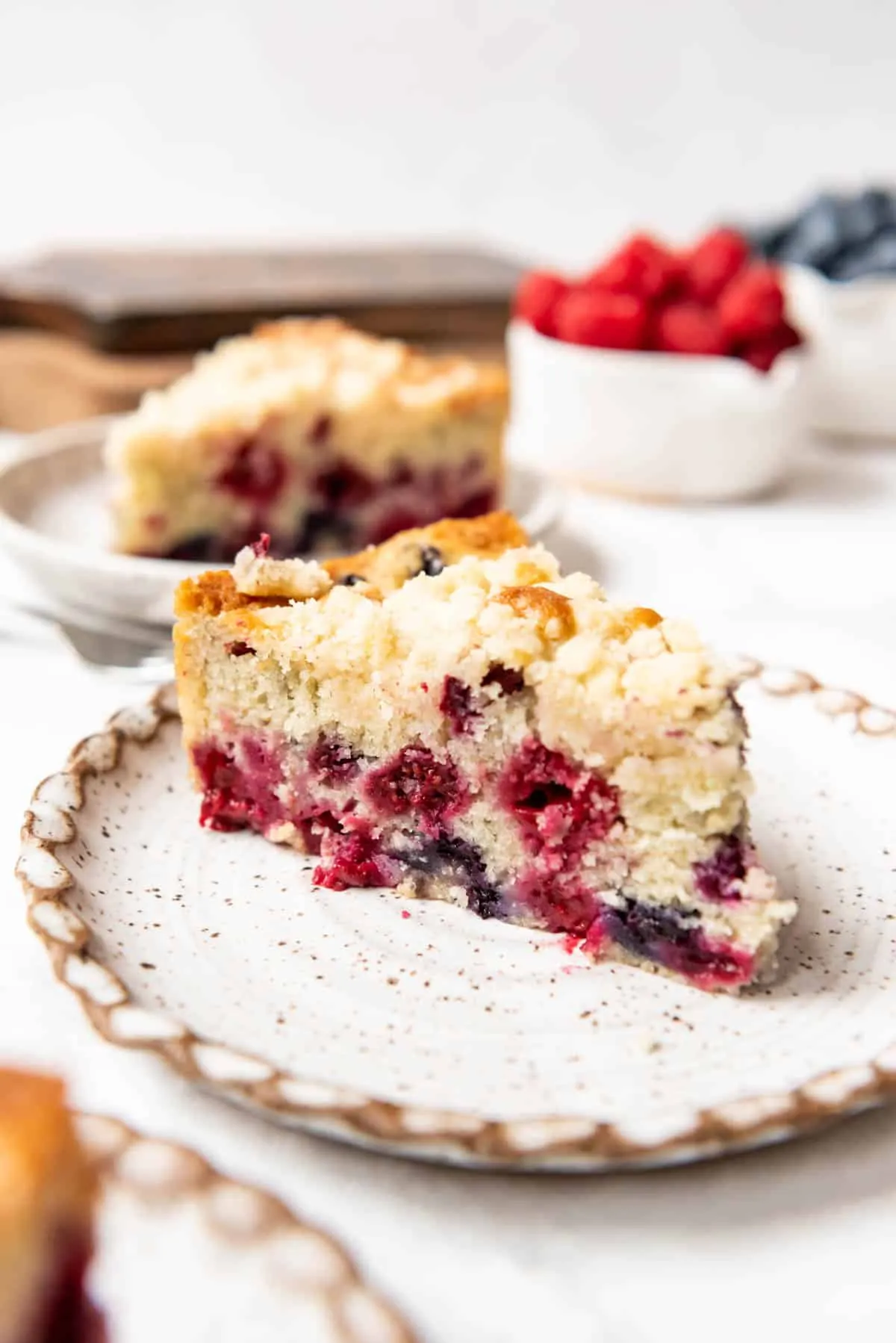 Mixed Berry Breakfast Cake