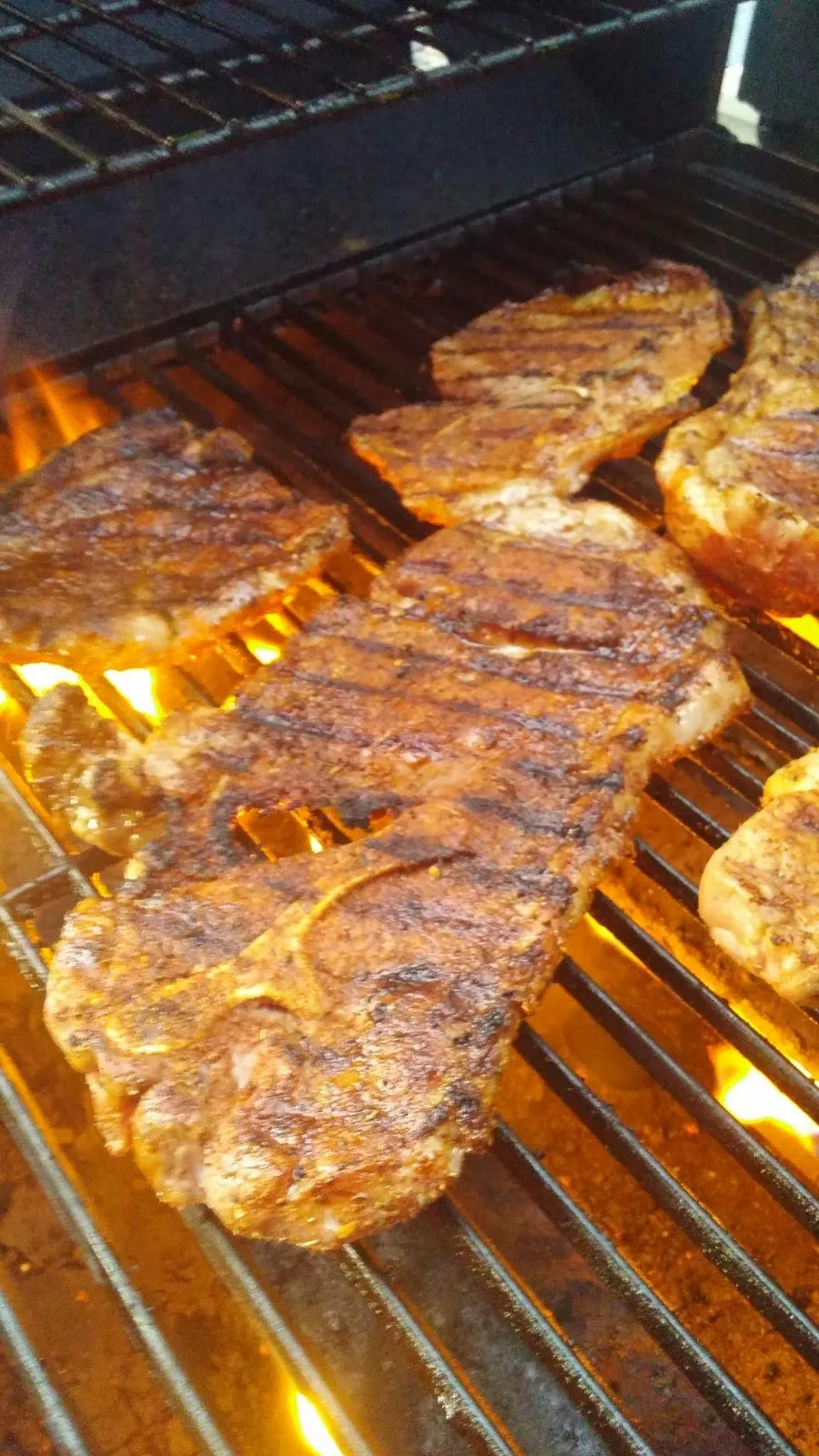 Momma Greens Pork Steaks