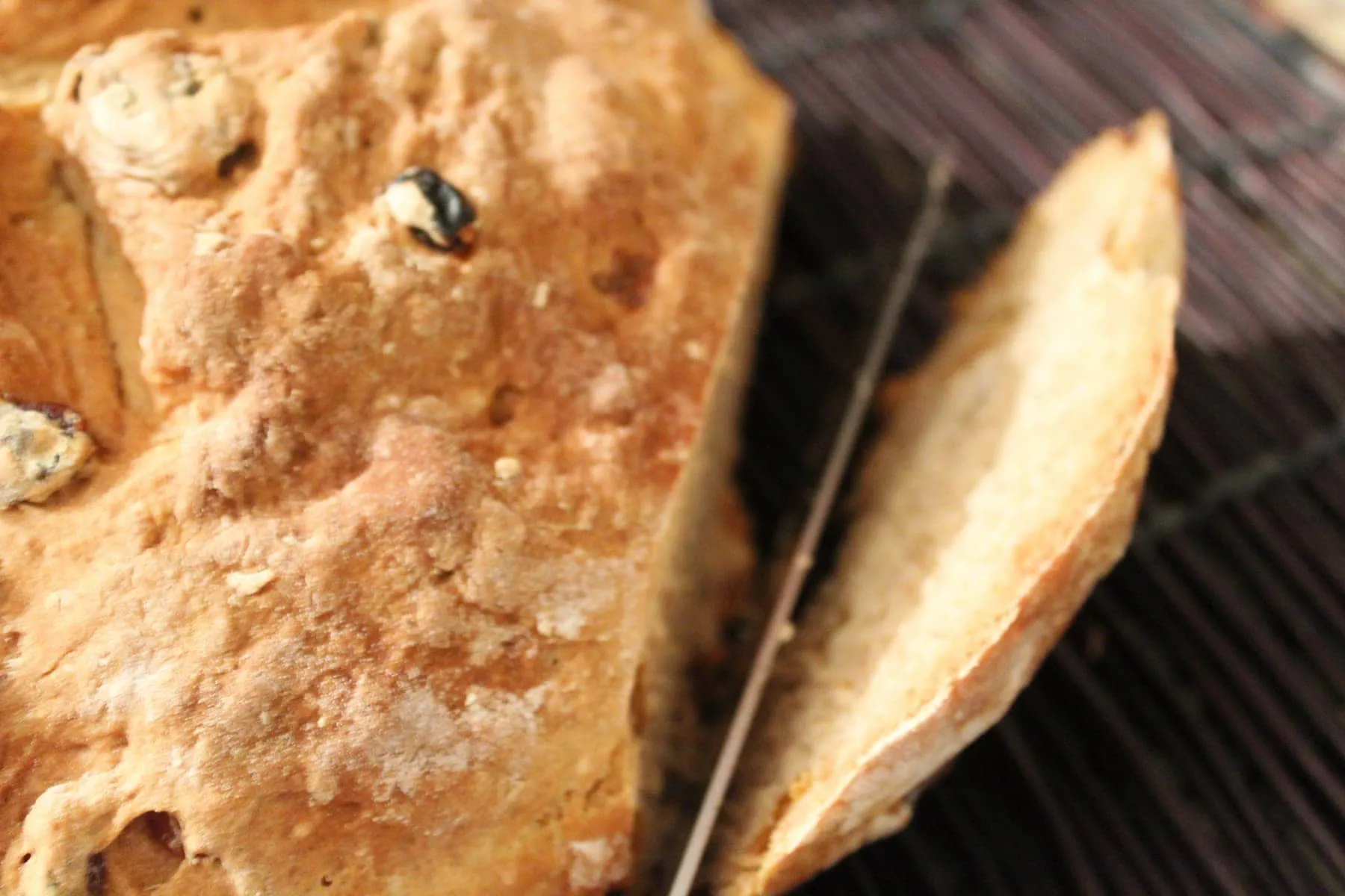 Mom's Irish Soda Bread with Tangy Green Butter