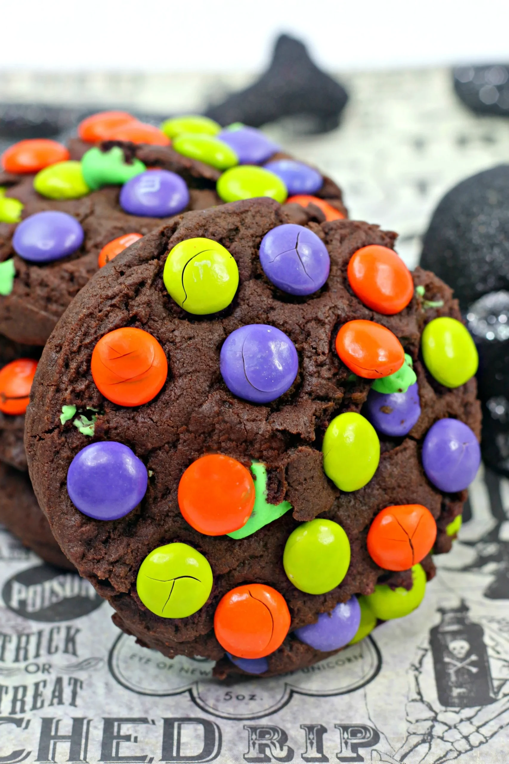 Monster Mash Chocolate Cookies
