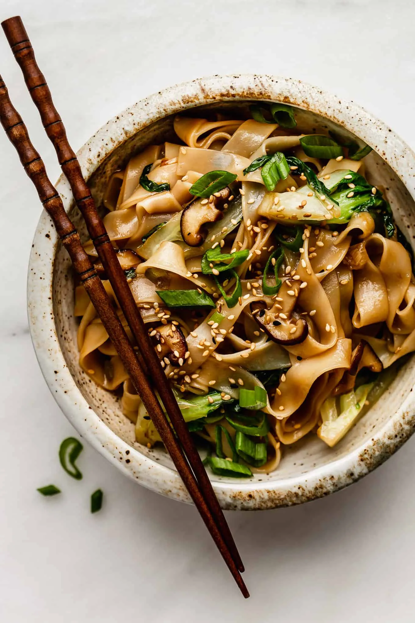 Mushroom Ho Fun Noodles