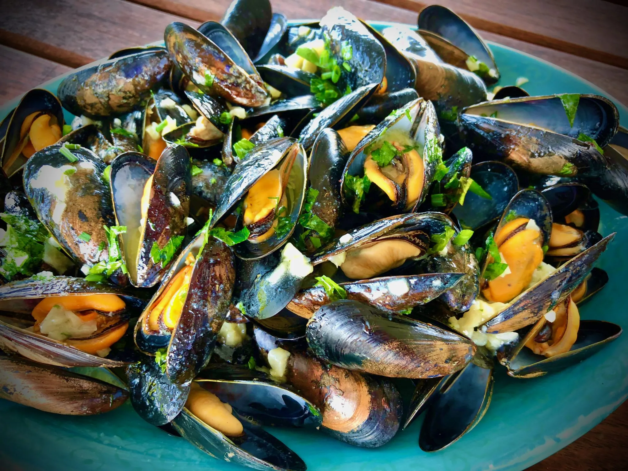 Mussels in Garlic Butter