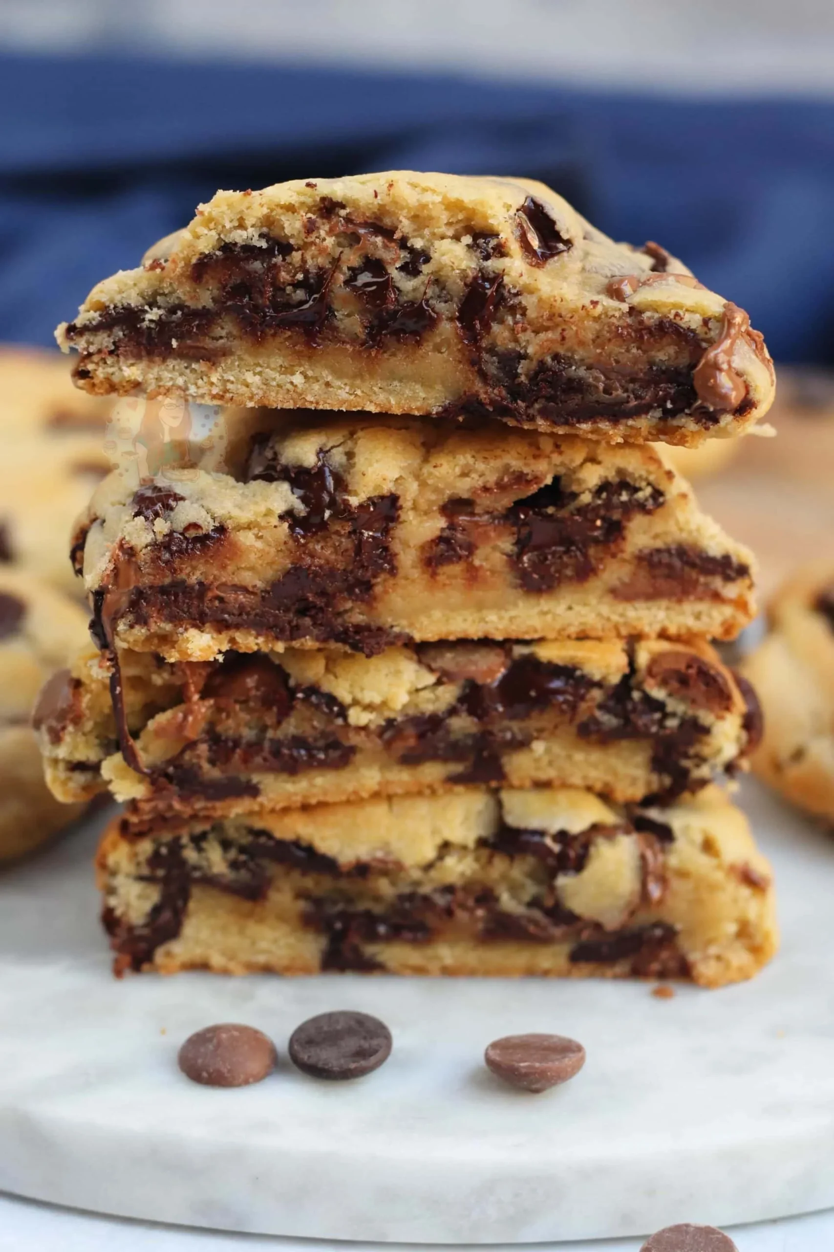 New York Style Chocolate Chip Cookies
