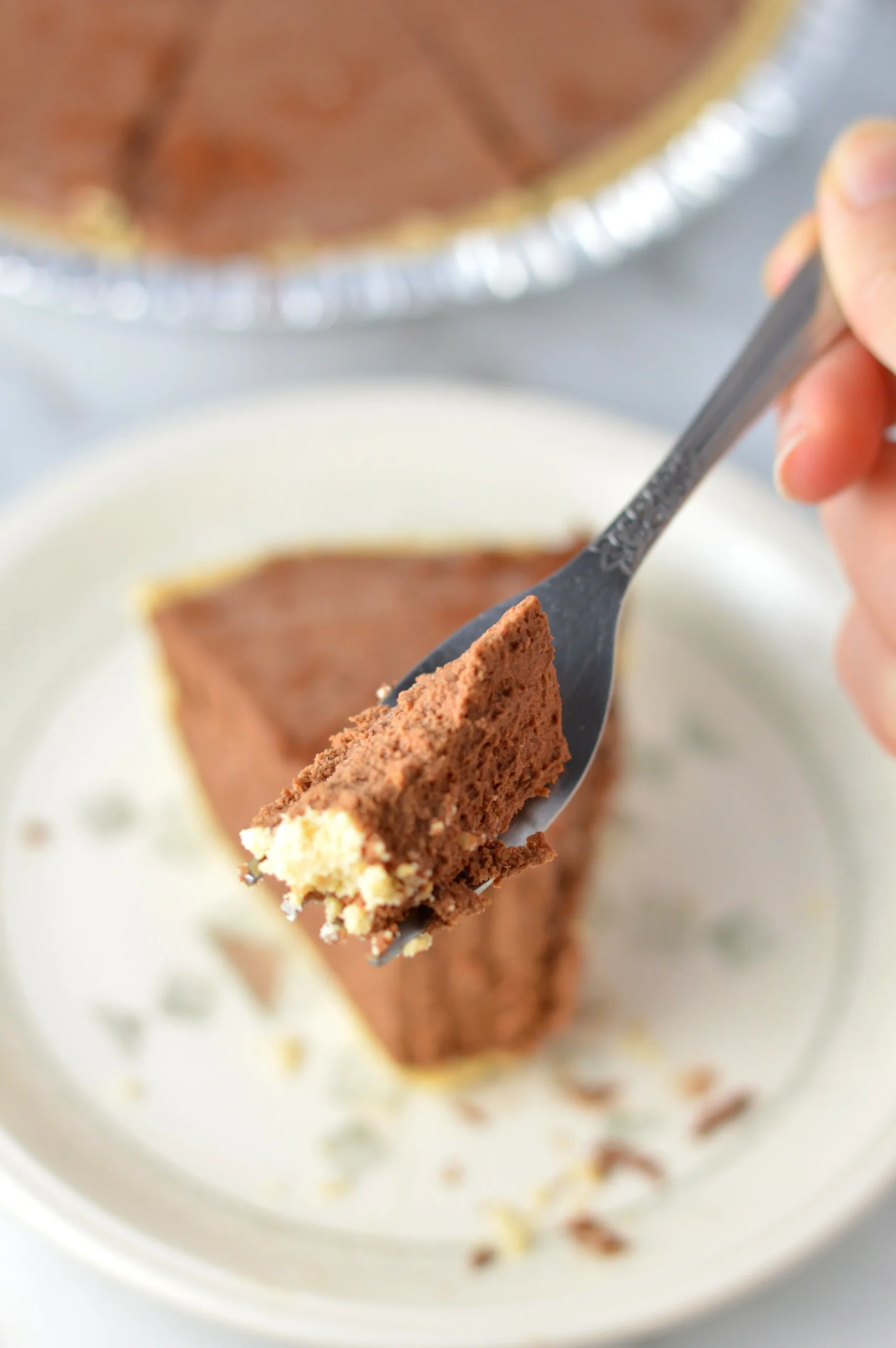 No Bake Chocolate Truffle Tart