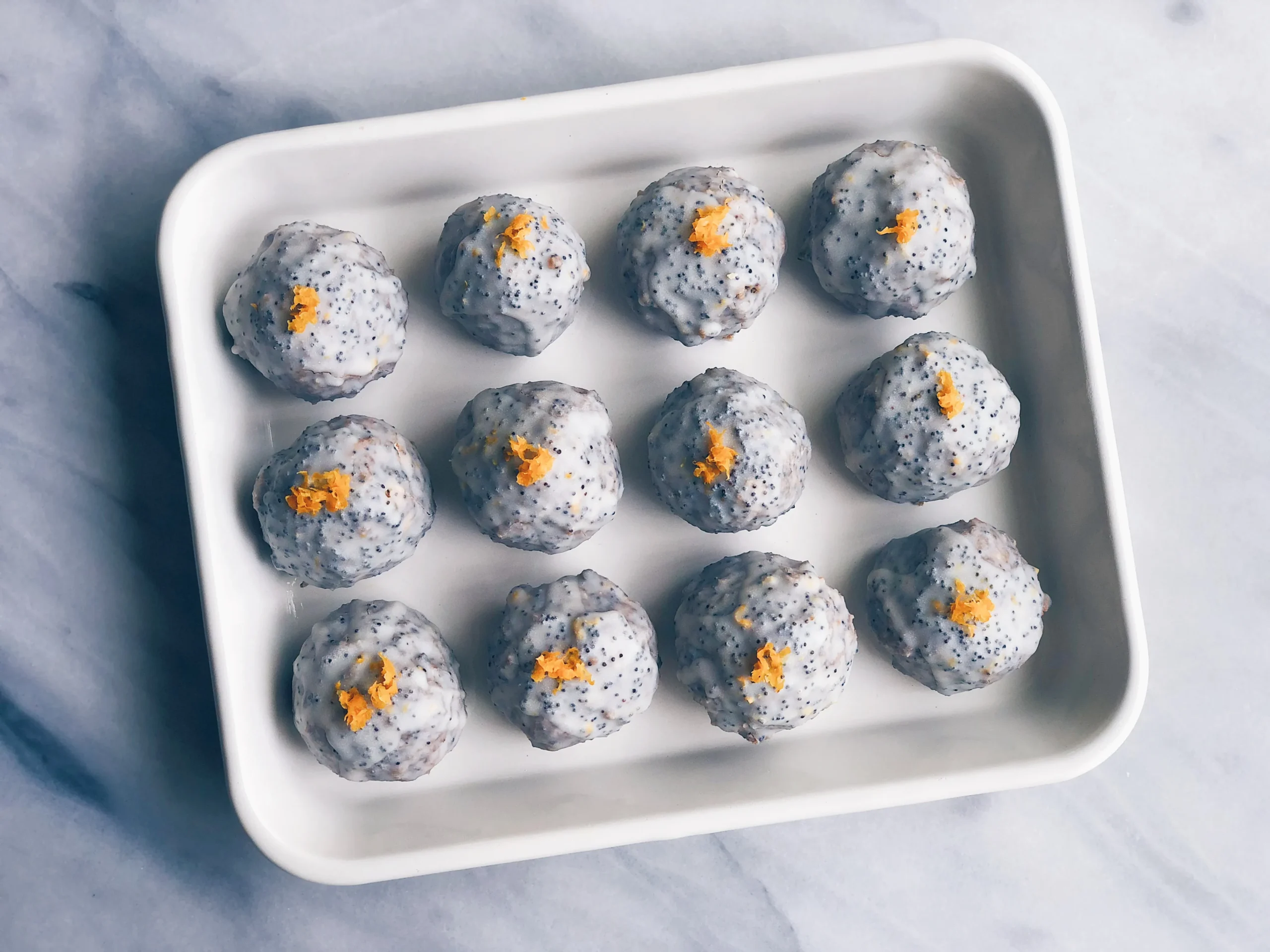 No Bake Lemon Poppy Seed Donut Holes