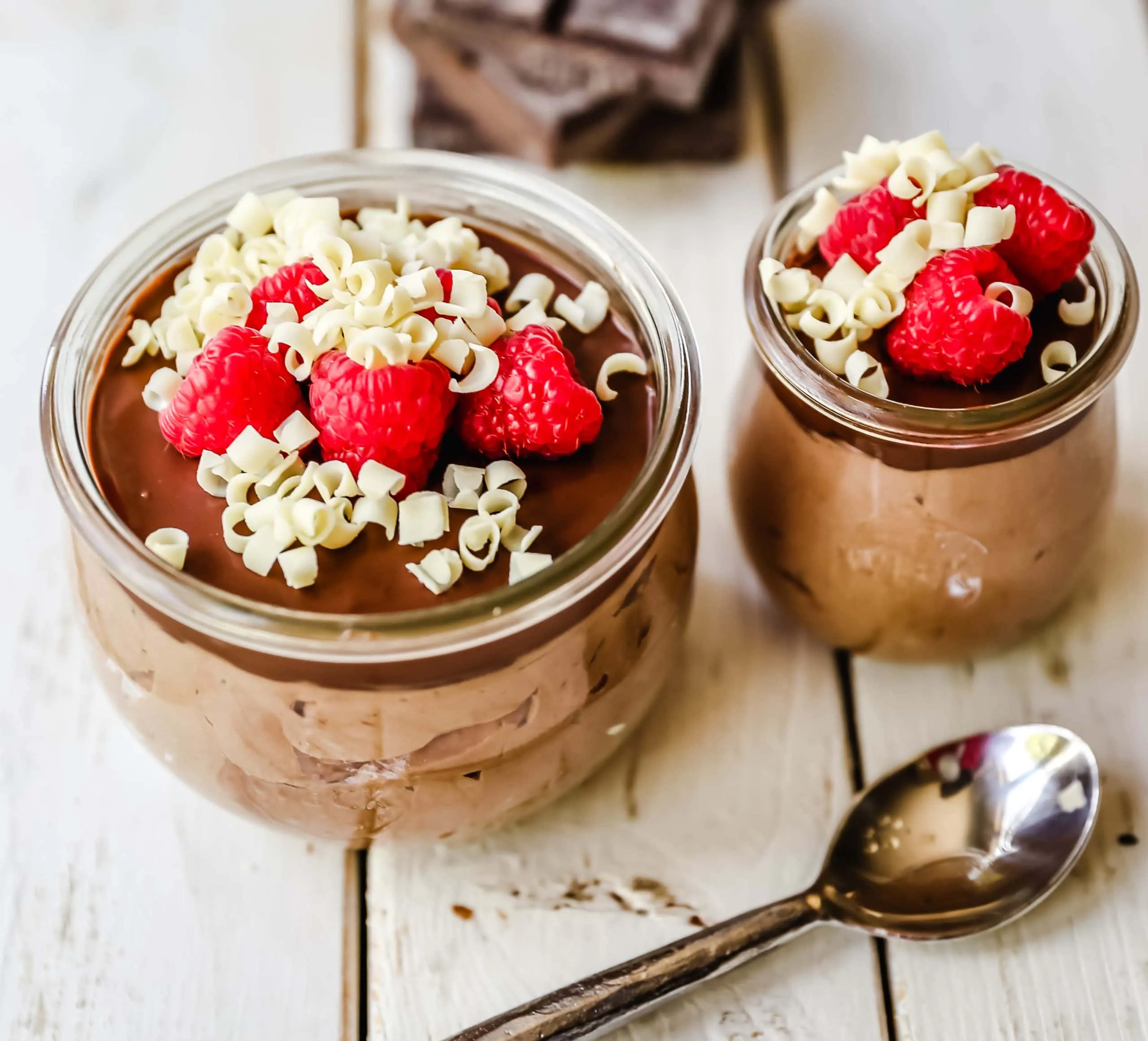No Bake Nutella Mousse Cheesecakes