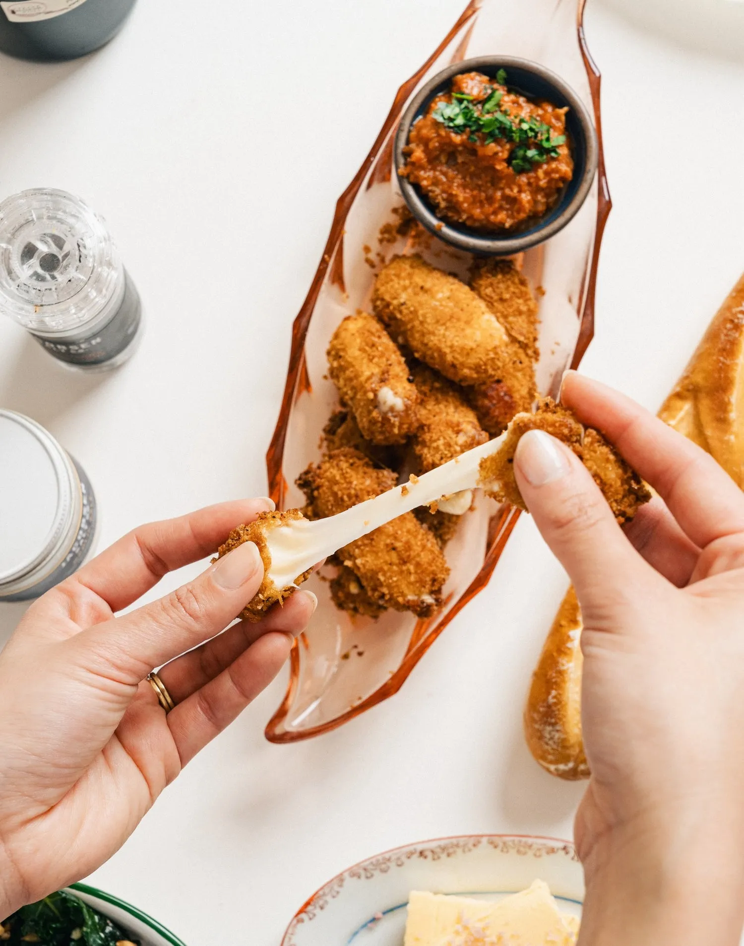 No Fuss Mozzarella Sticks