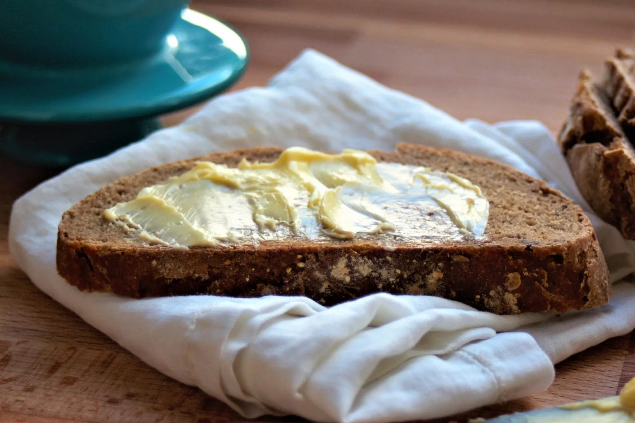 No Knead Sourdough Rye Bread