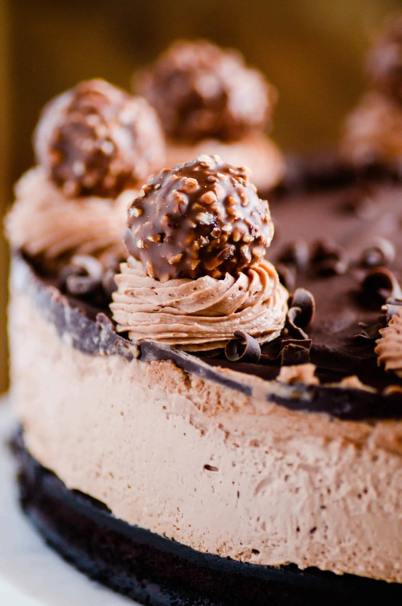 Nutella Mousse Layer Cake