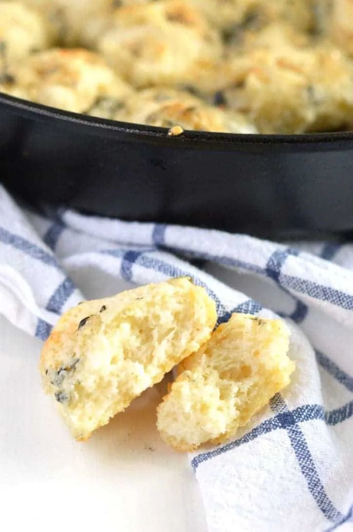 Nutty Blue Cheese Rolls