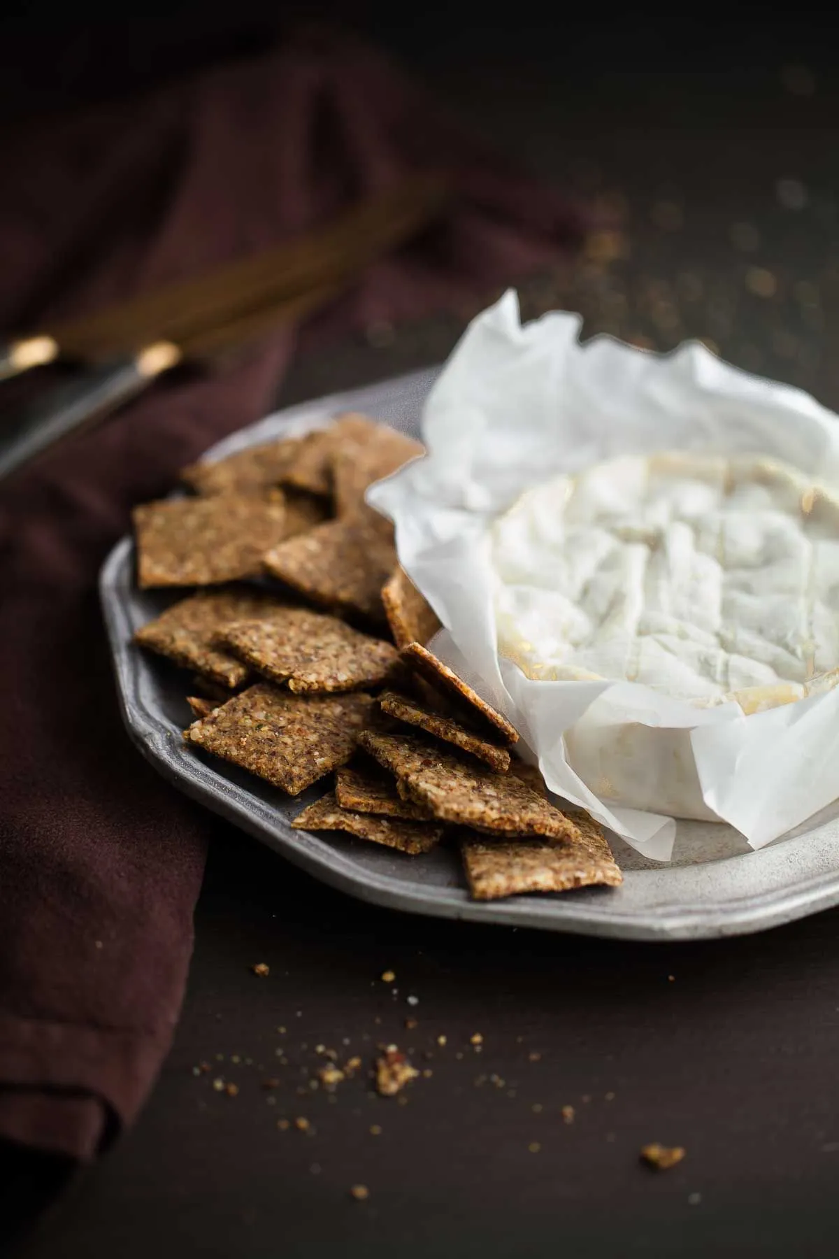 Nutty Spiced Pumpkin Crackers Paleo