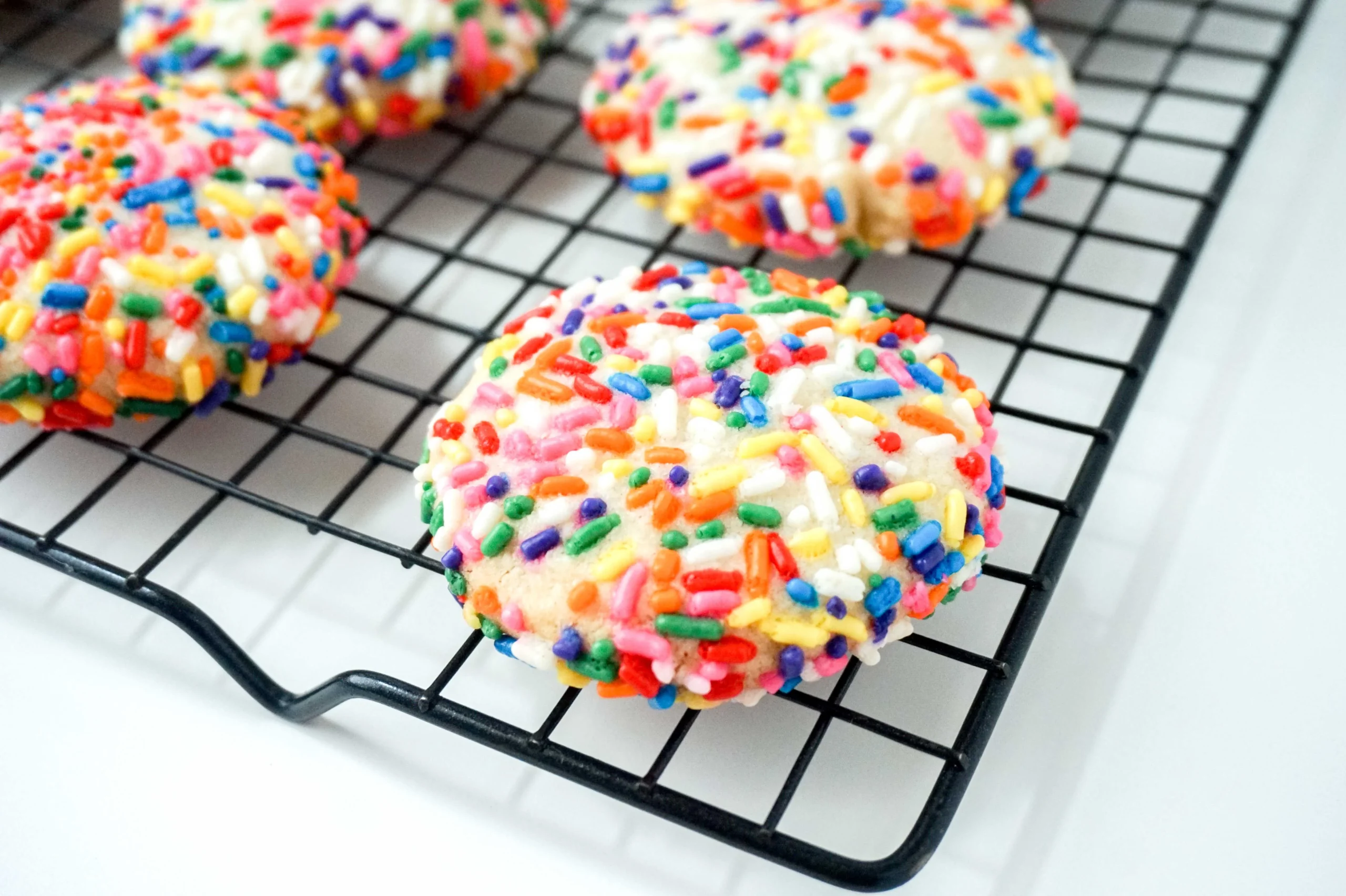 One Bowl Confetti Sugar Cookies