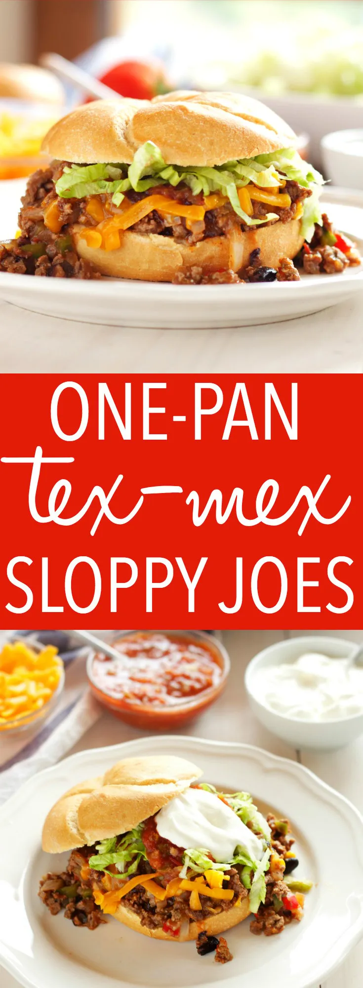 One Pan Mexican Style Sloppy Joes