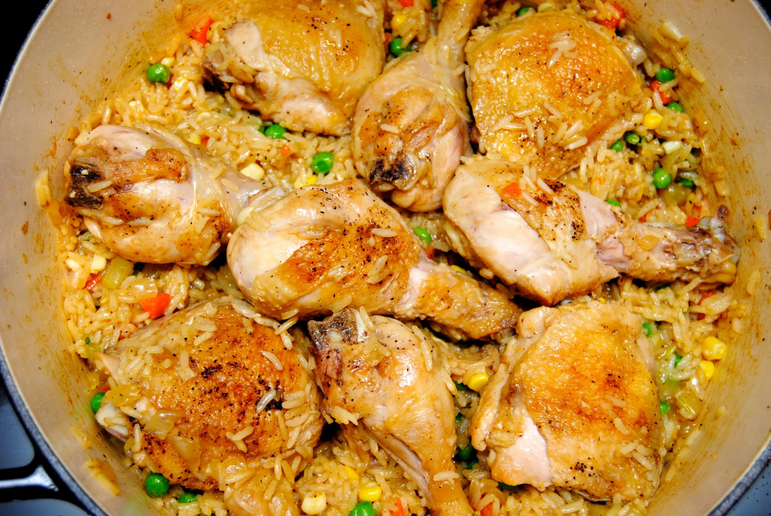 One Pot Yellow Chicken and Rice
