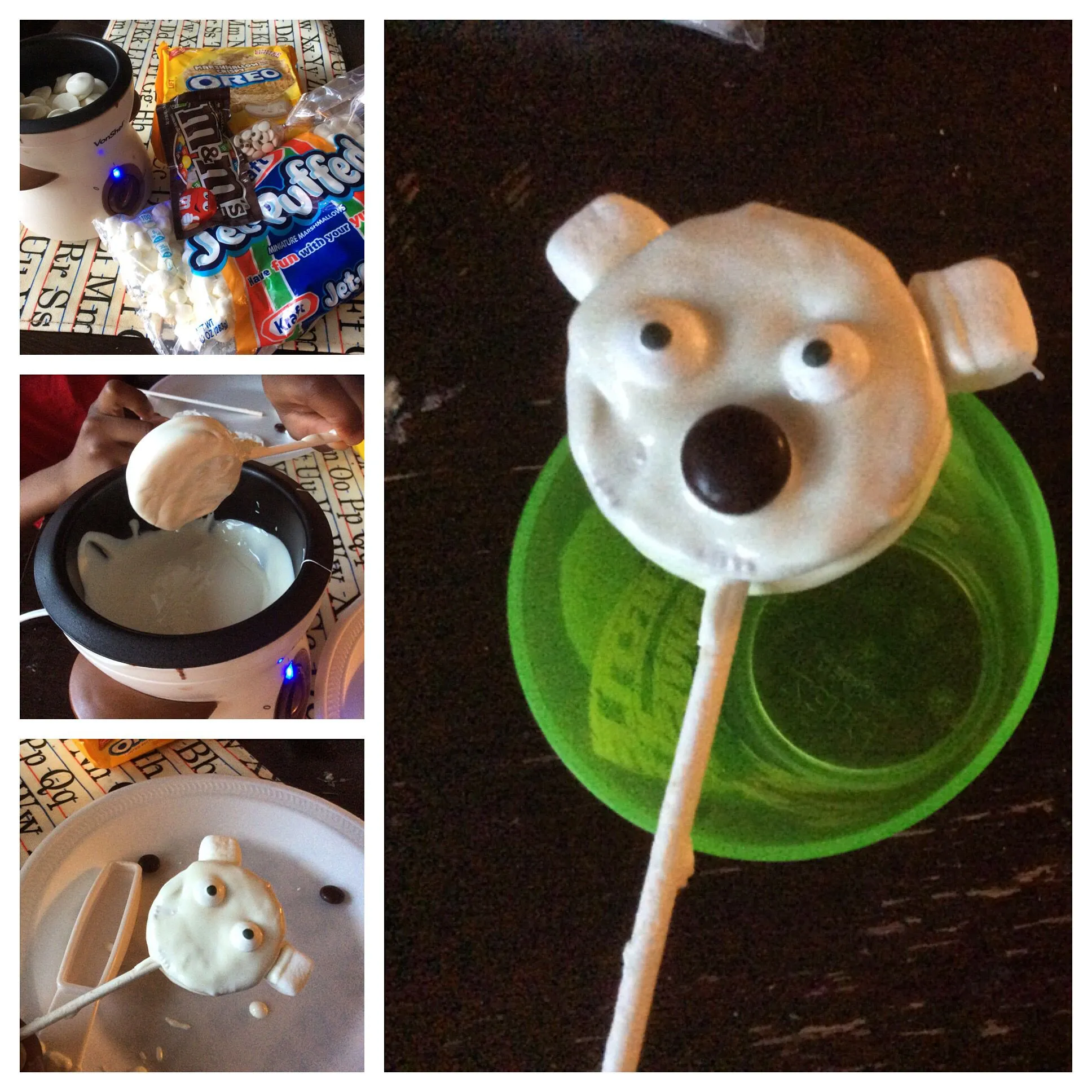 Oreo Polar Bear Pops