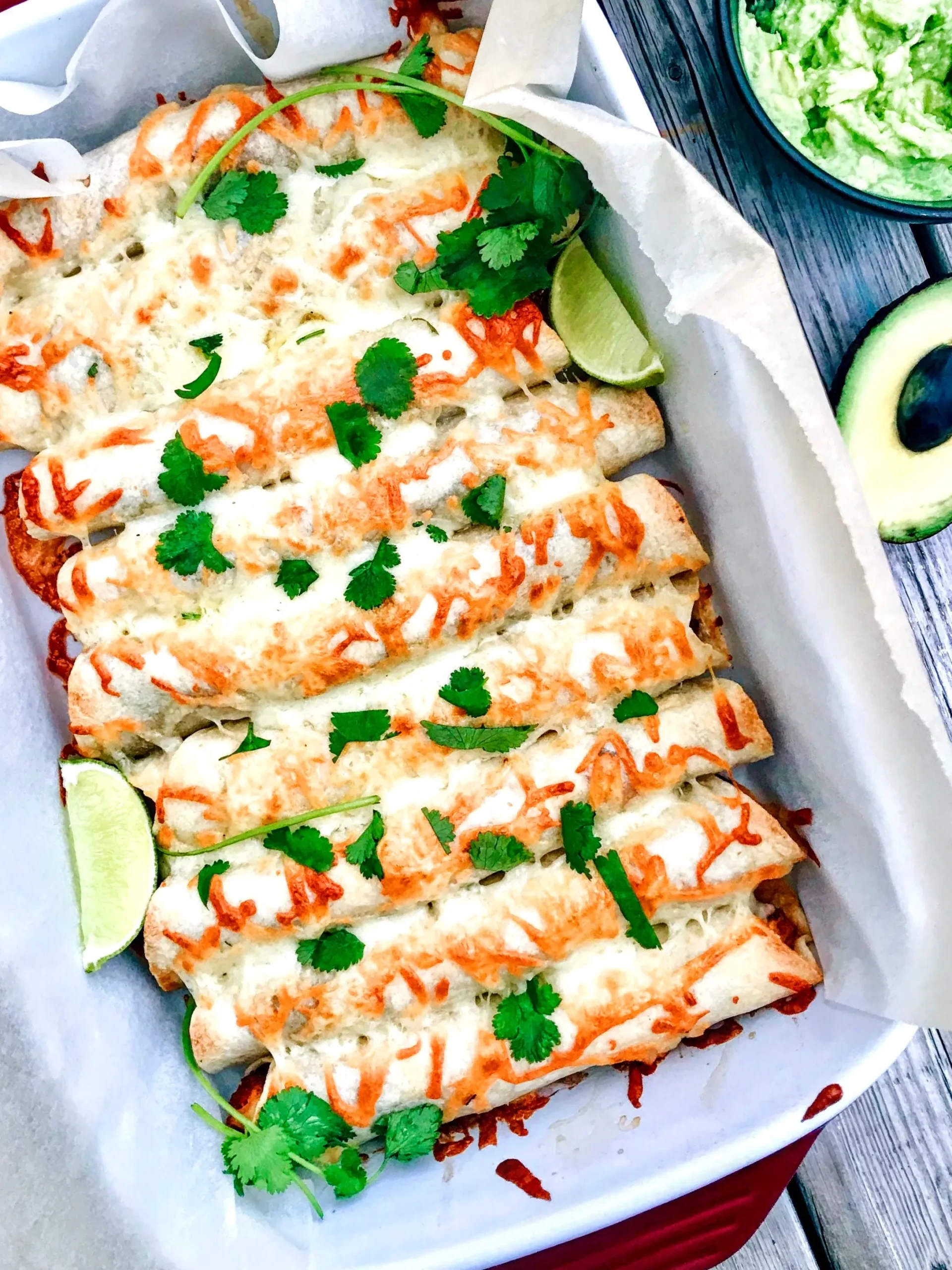 Oven Baked BBQ Chicken Taquitos