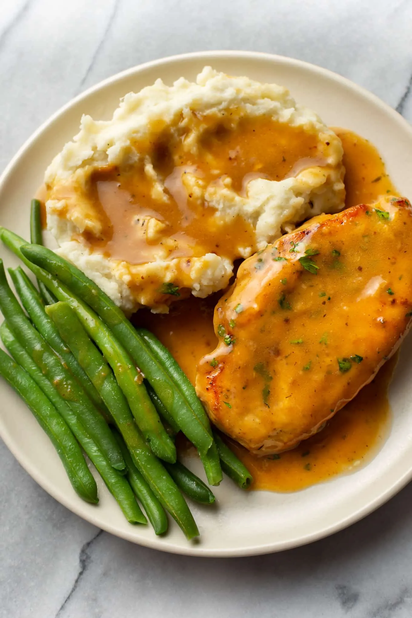 Oven Baked Chicken and Gravy