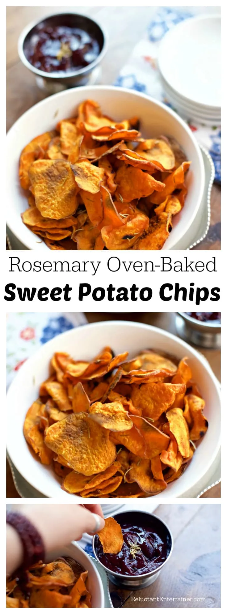Oven Baked Rosemary Potato Chips