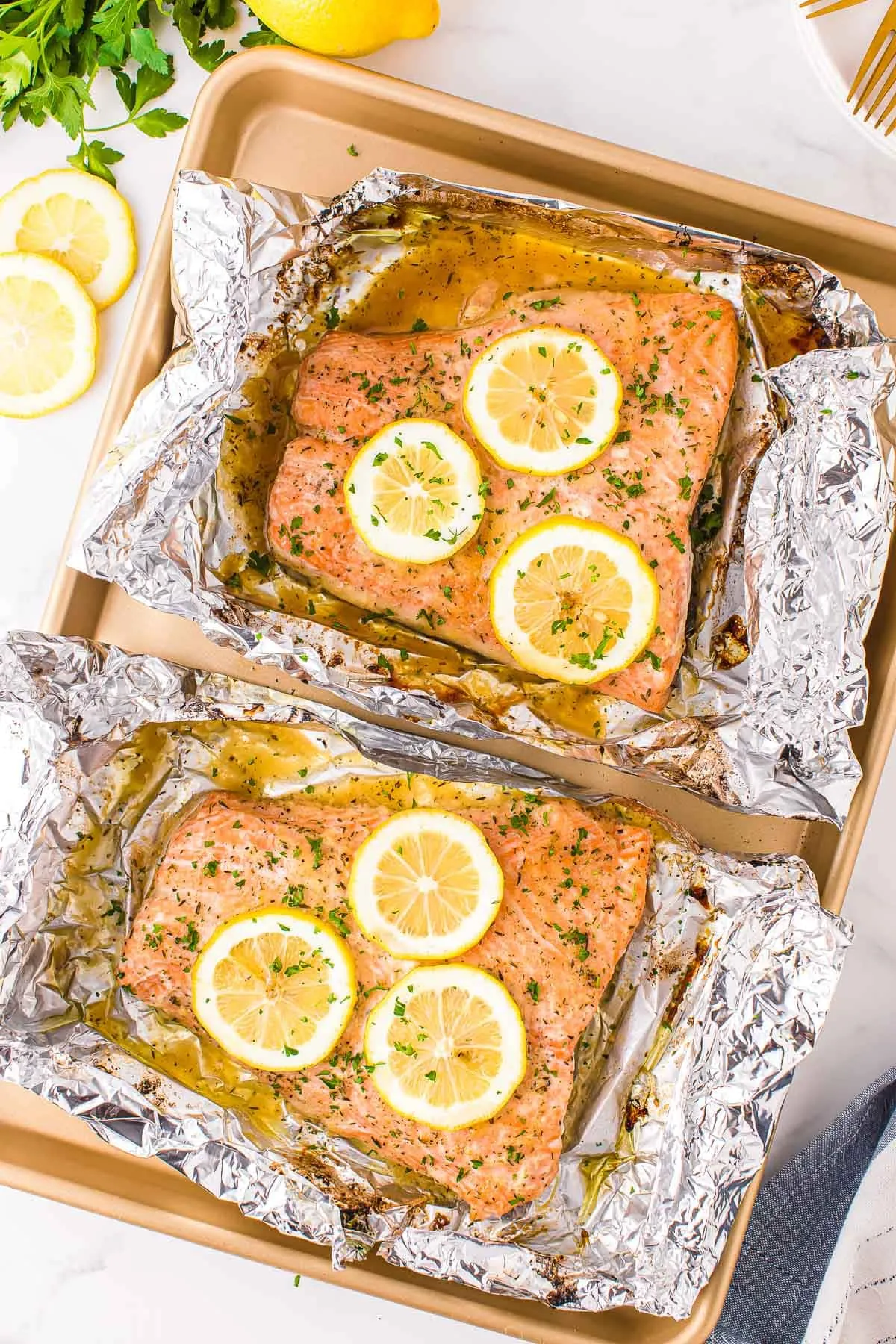 Oven Baked Salmon in Foil