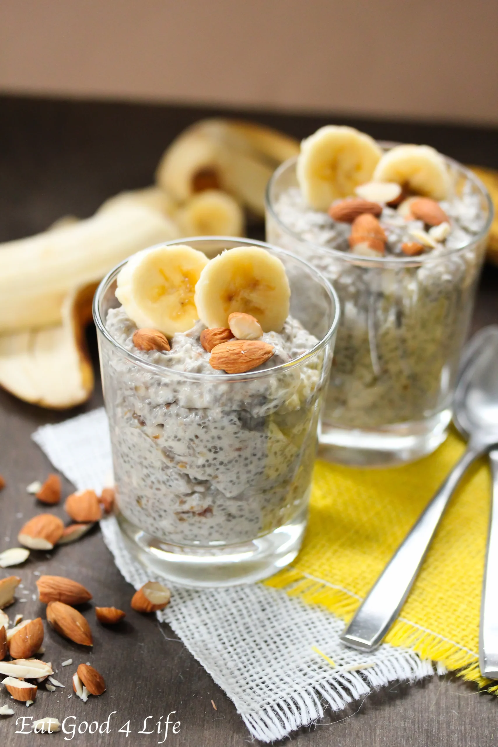 Overnight Banana Chia Seed Pudding