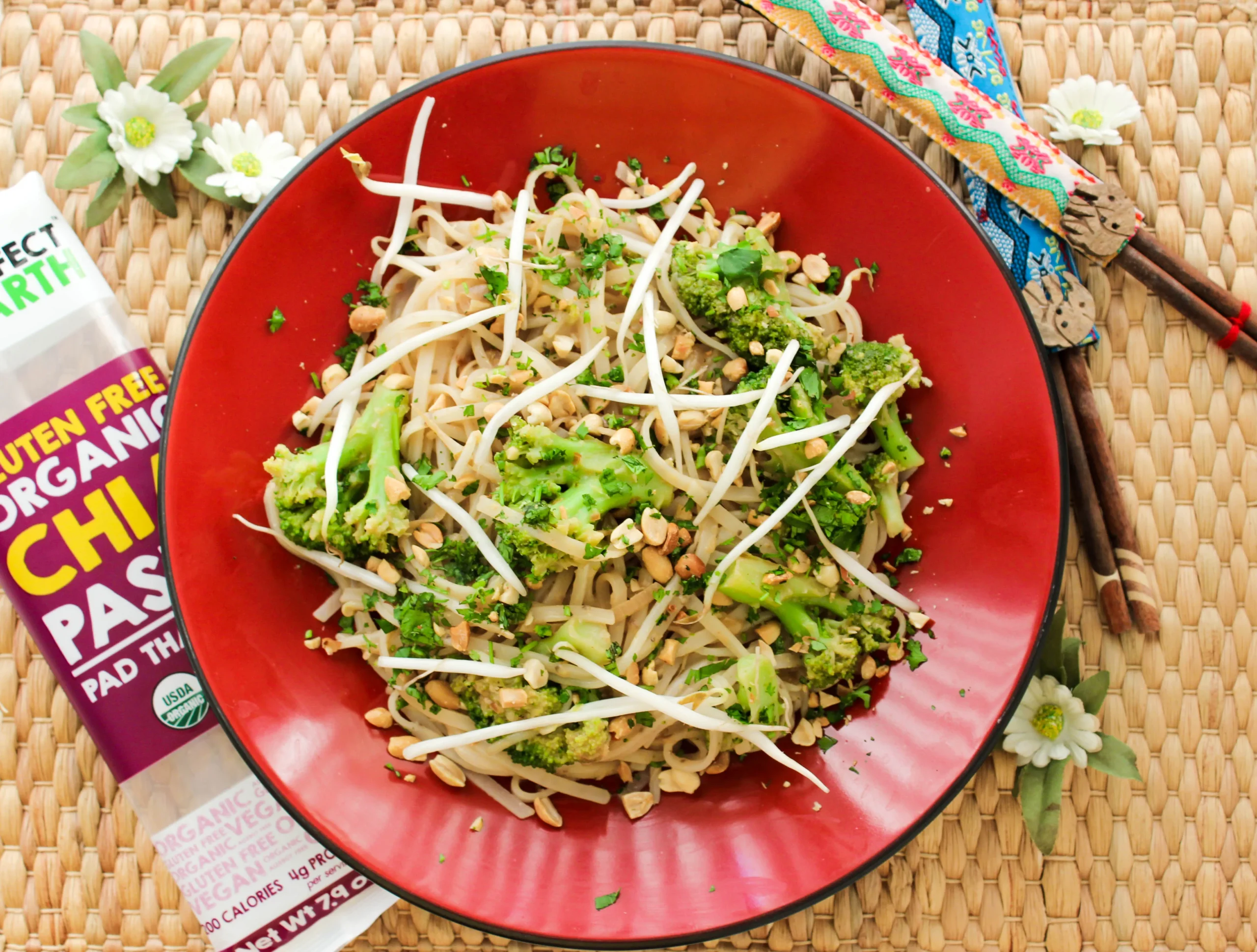 Pad Thai with Peanut Butter Sauce