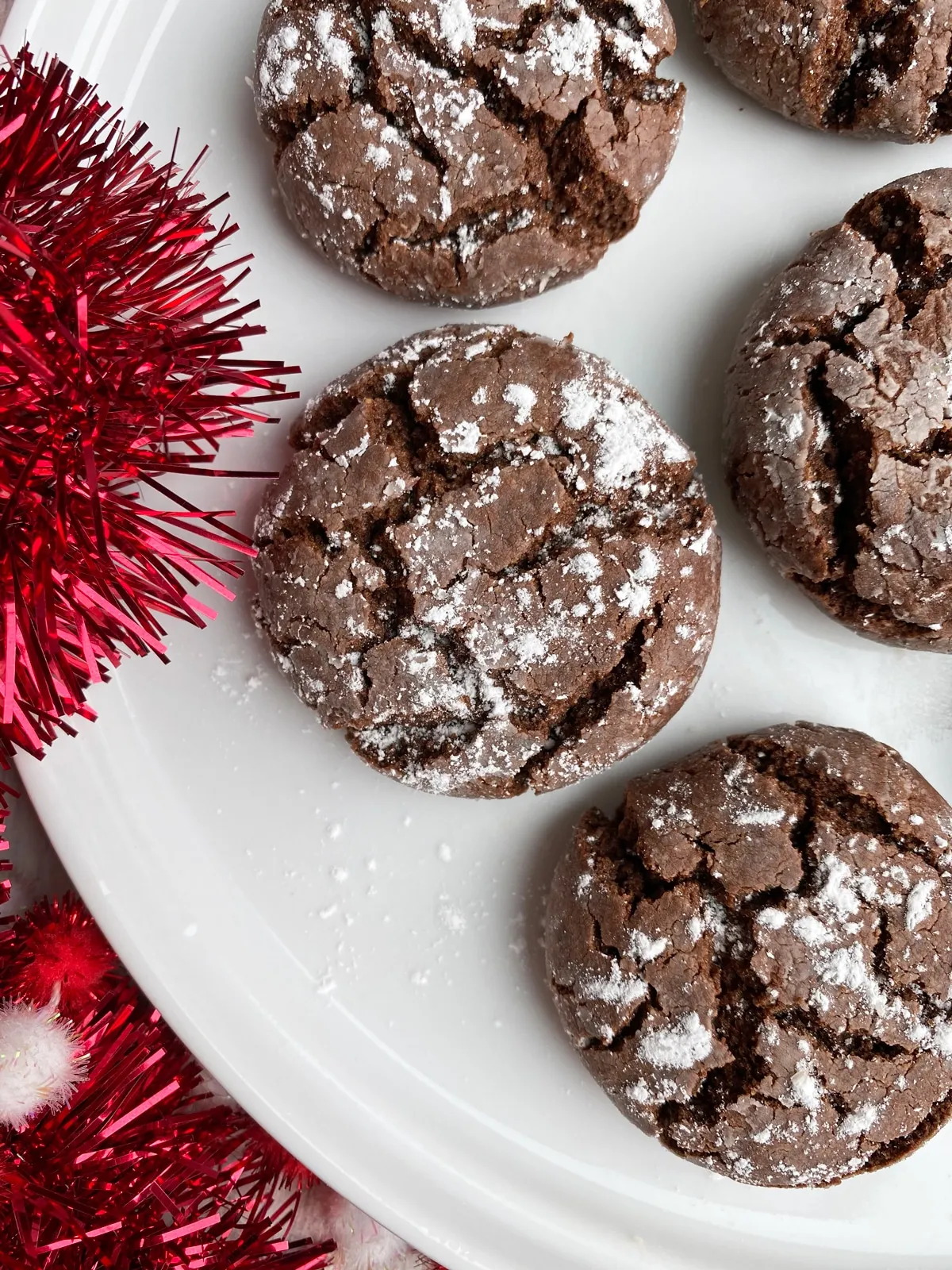 Paleo Chocolate Crinkle Cookies