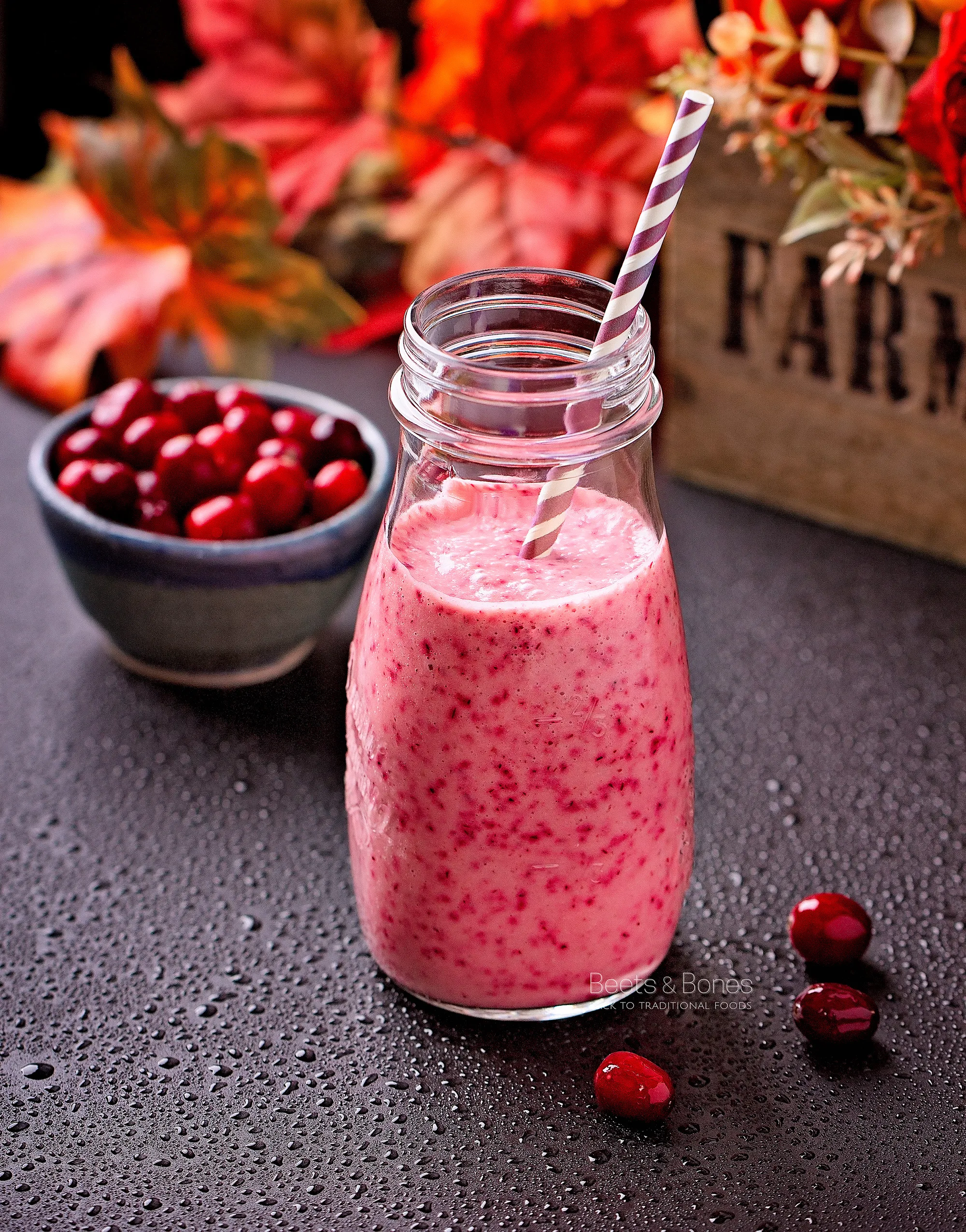 Paleo Coconut Cranberry Smoothie for Gut Health