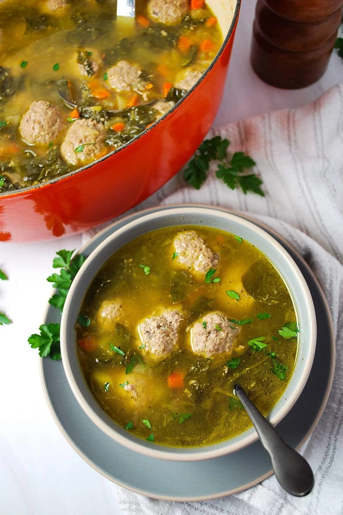 Paleo Italian Meatball Soup