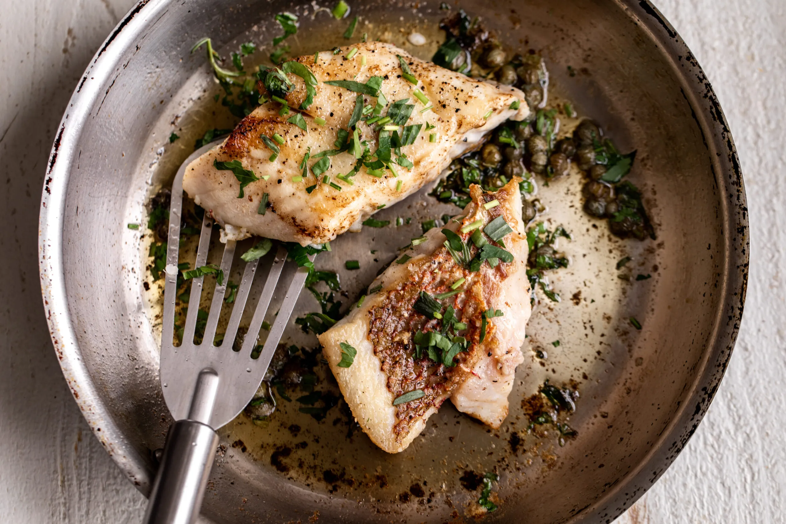 Pan Seared White Fish