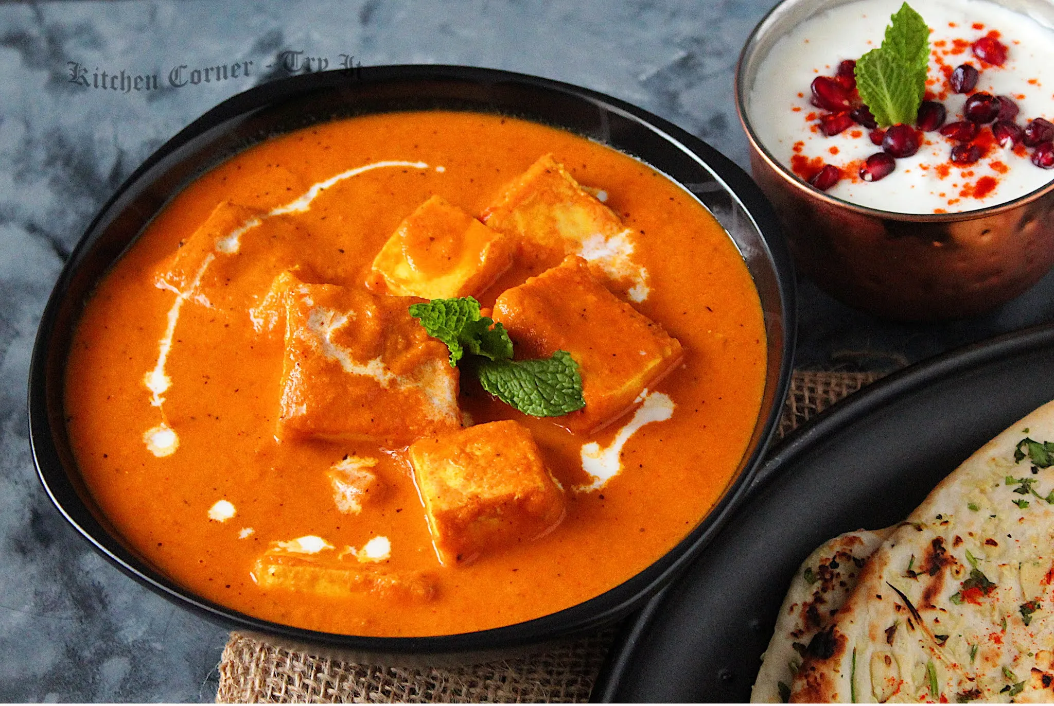 Paneer in Creamy Tomato and Cardamom Sauce
